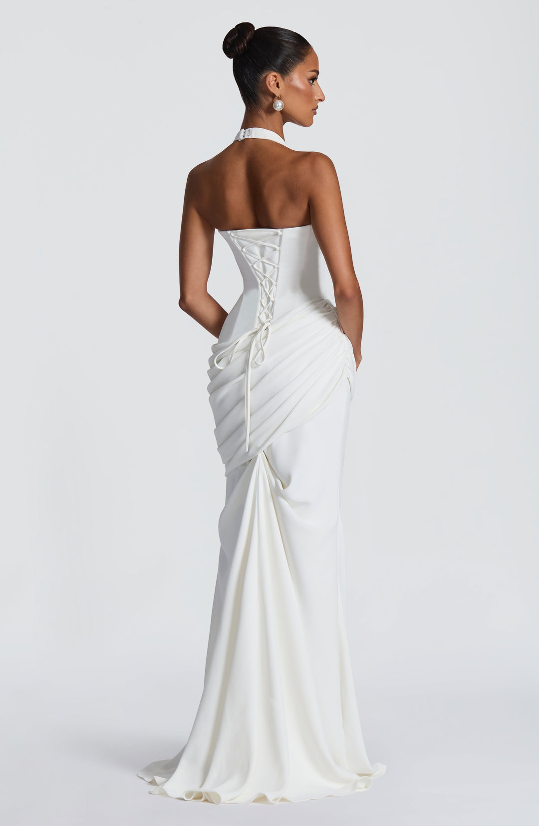 Priyayne Gown in Ivory by Clandour, product photo 4