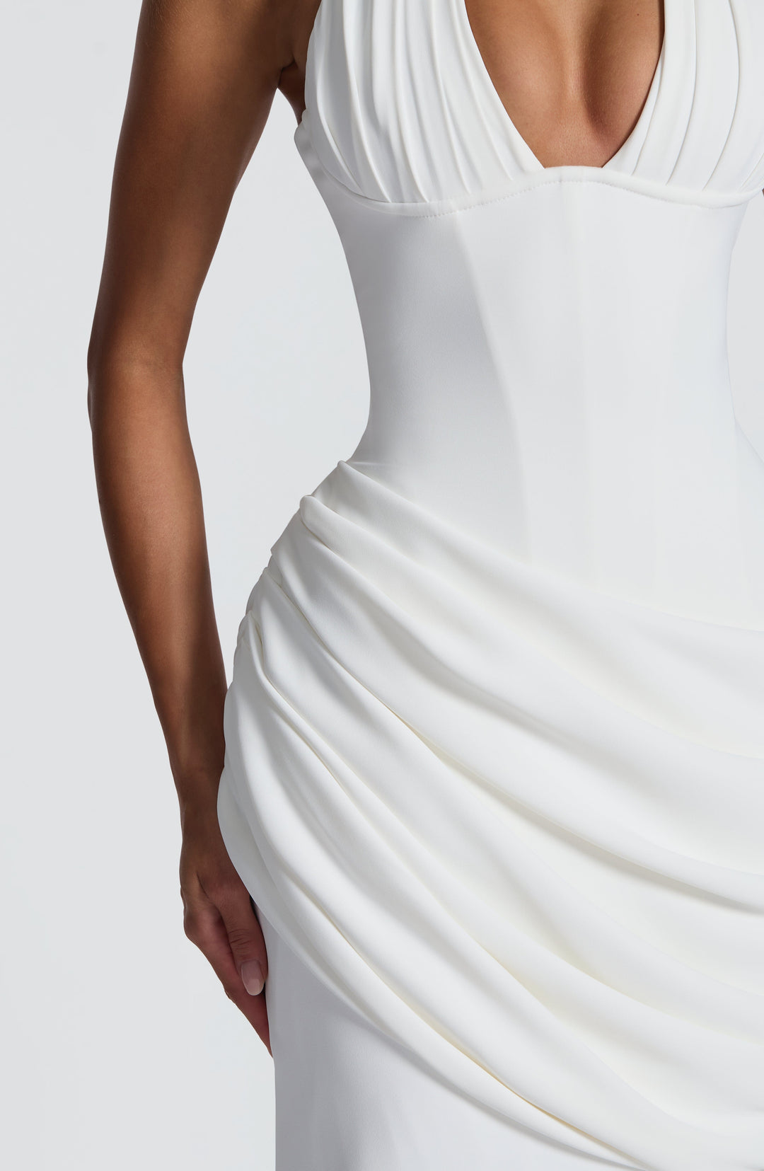 Priyayne Gown in Ivory by Clandour, product photo 12