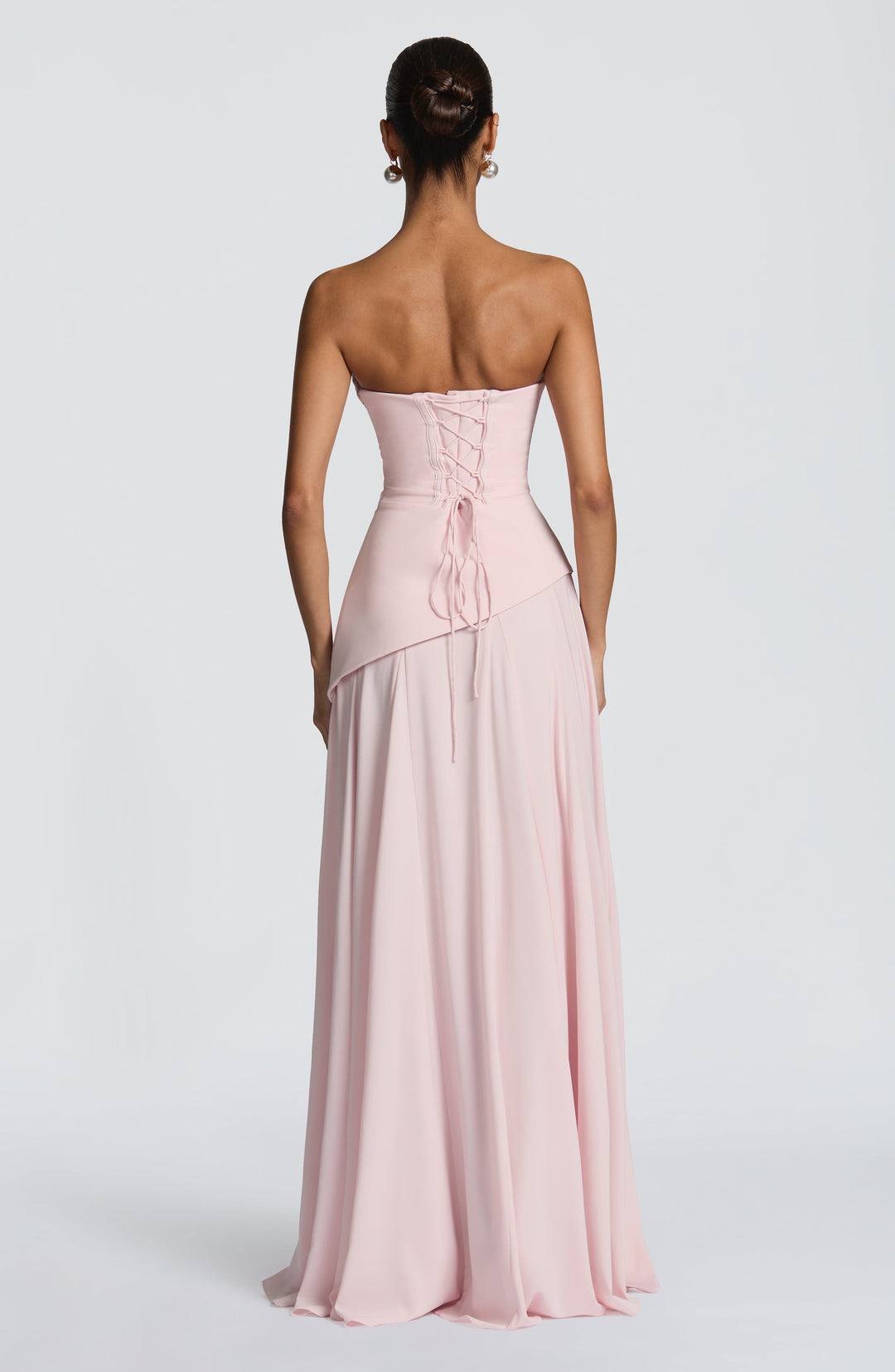 Rheaelia Maxi Dress in Blush by Clandour, product photo 2