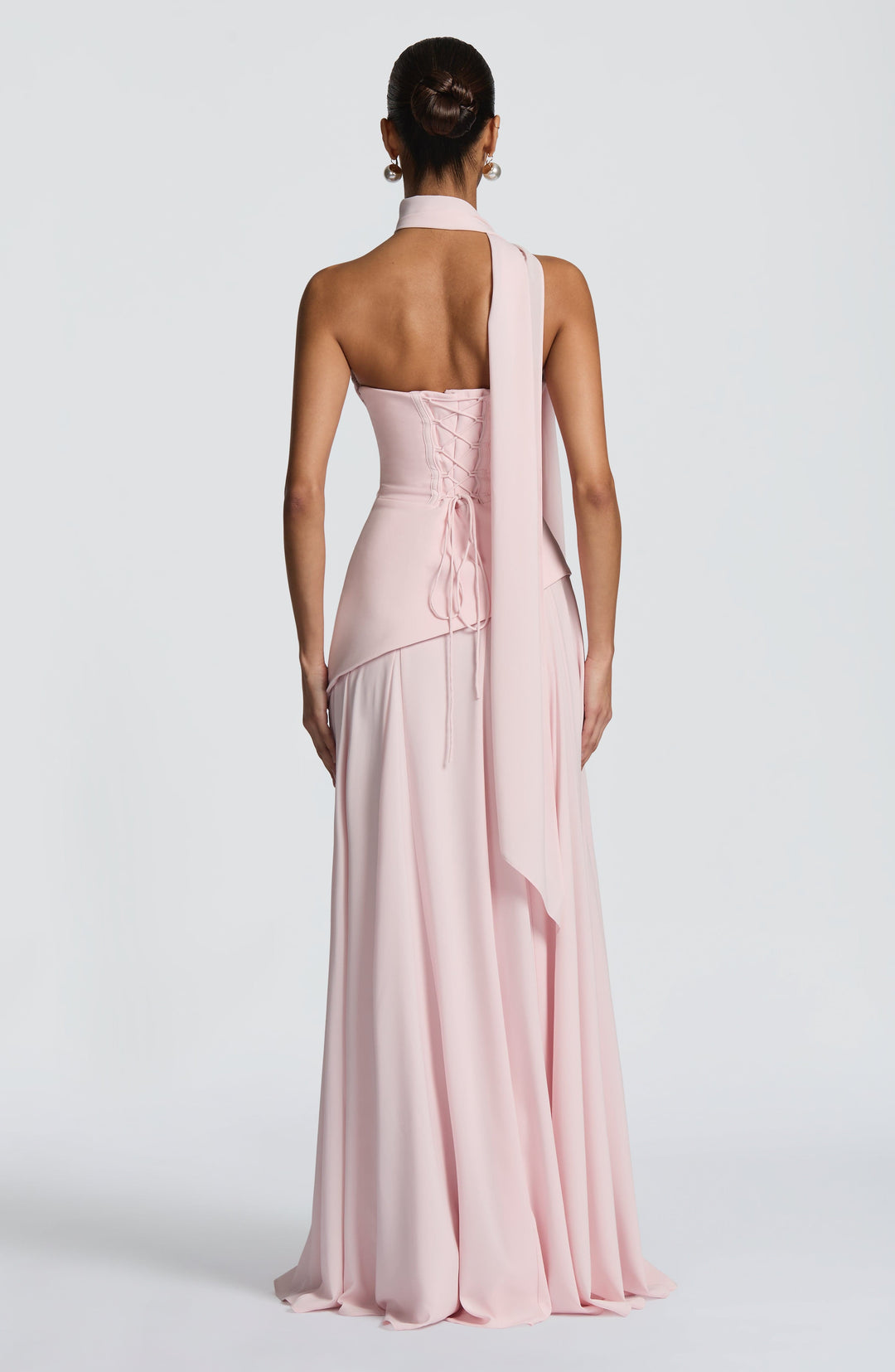 Rheaelia Maxi Dress in Blush by Clandour, product photo 8