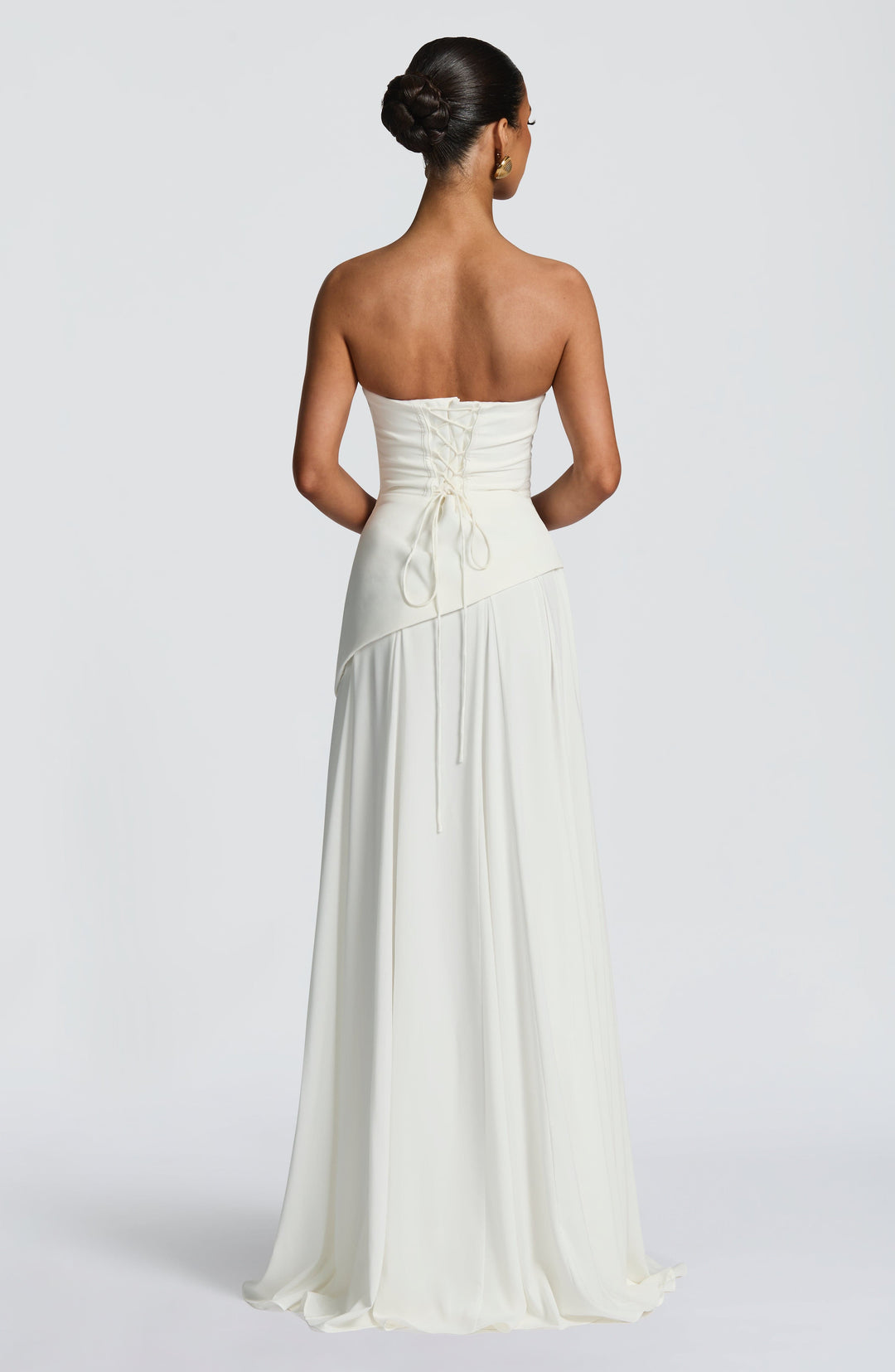 Rheaelia Maxi Dress in Ivory by Clandour, product photo 3