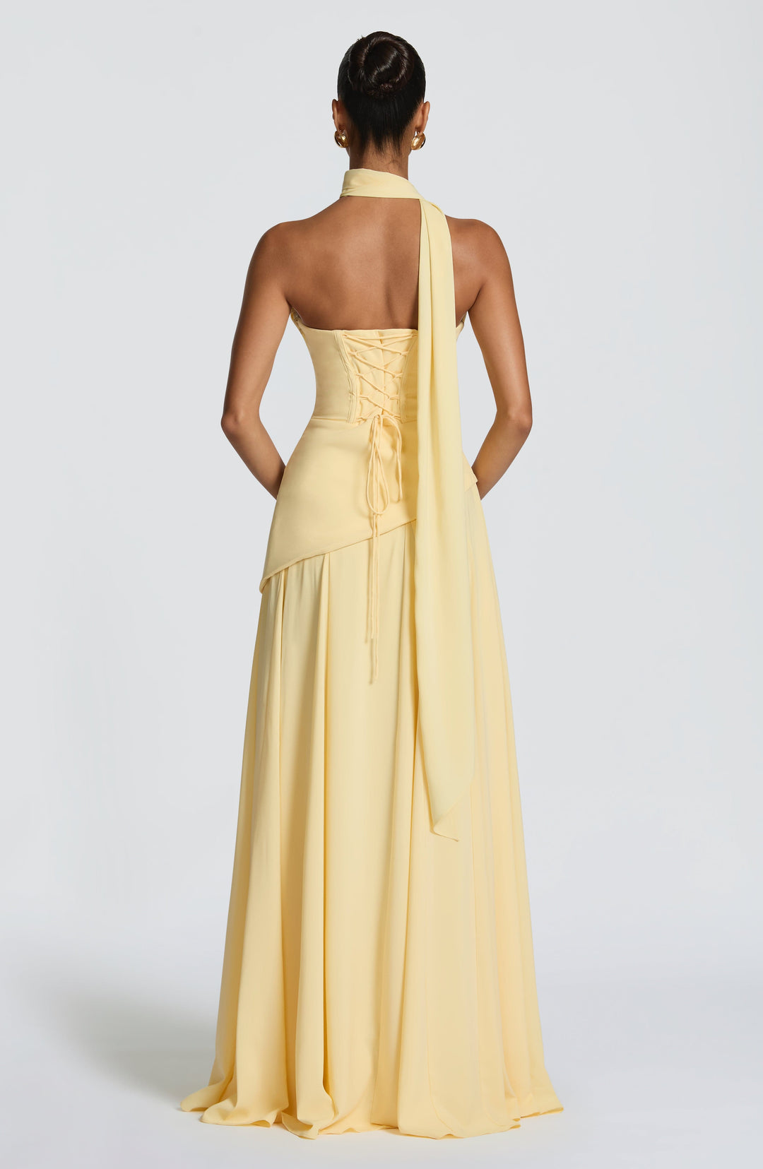 Rheaelia Maxi Dress in Lemon by Clandour, product photo 10