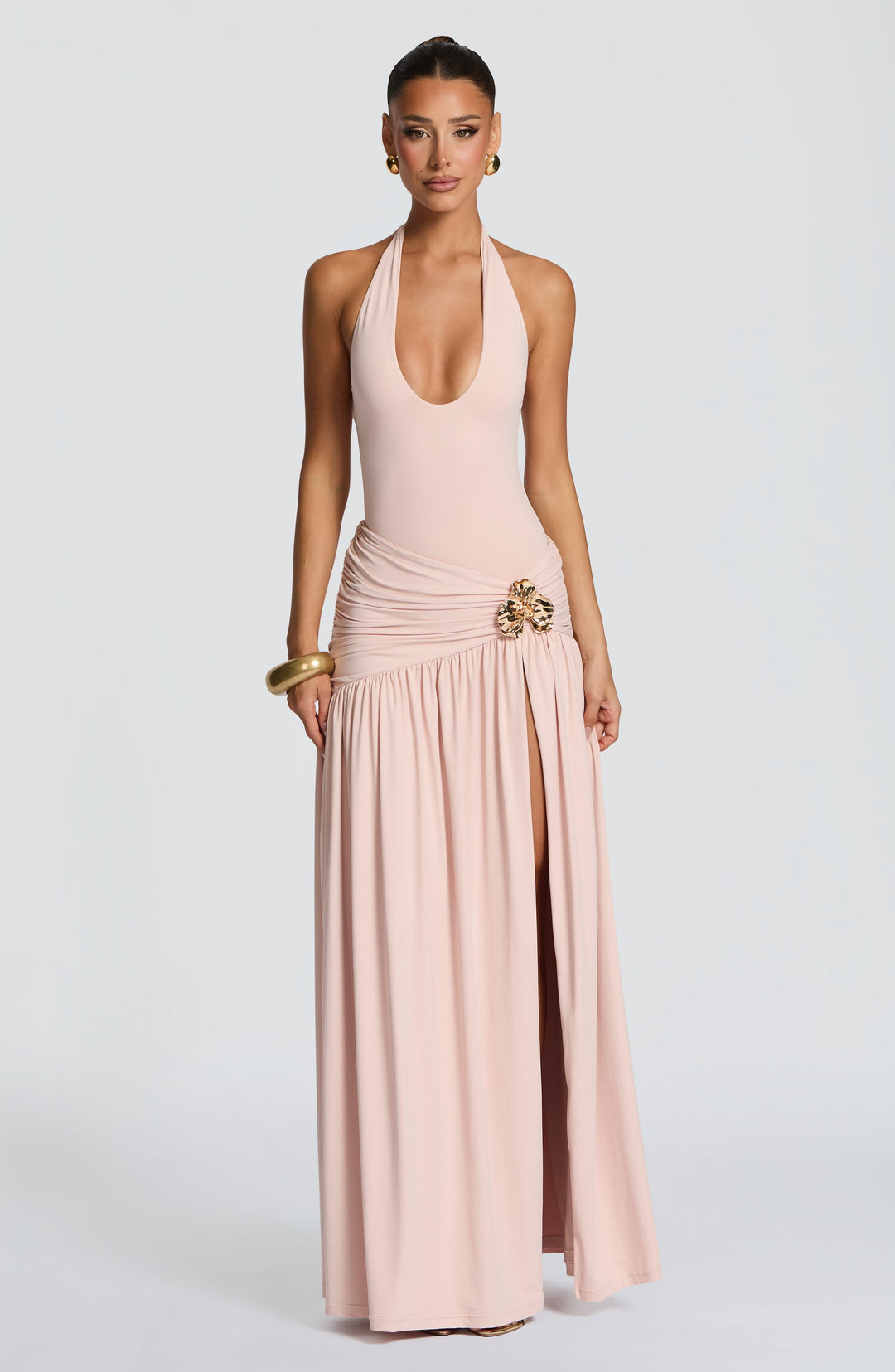Rheaina Bodysuit in Soft Blush by Clandour, product photo 7