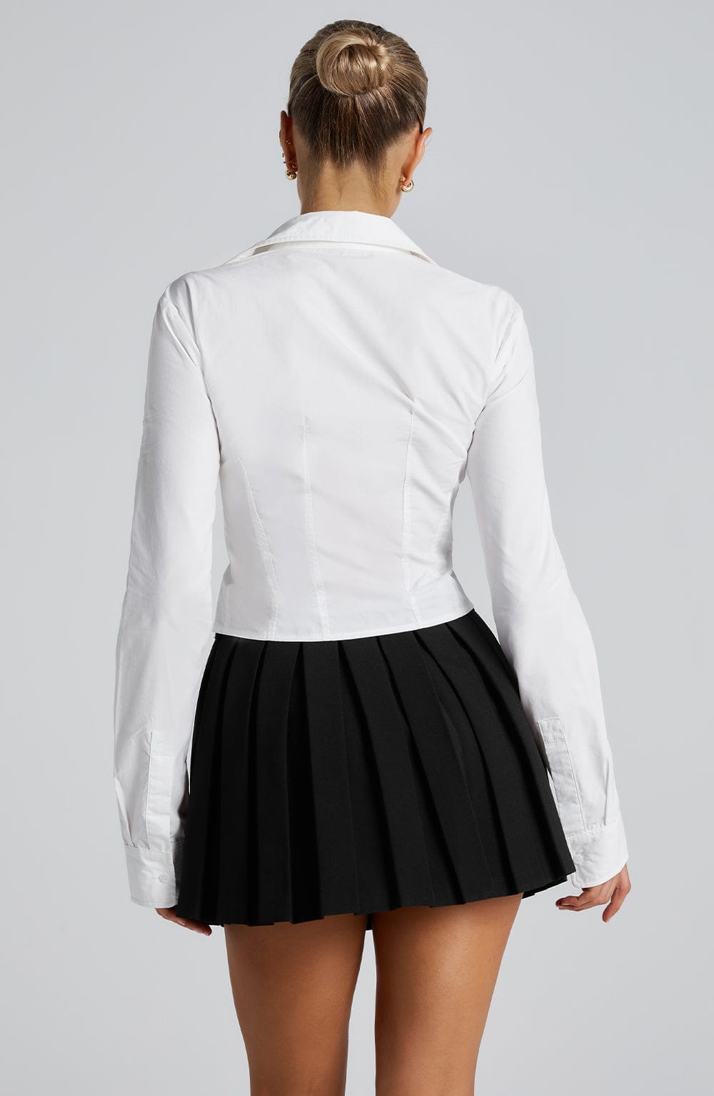 Rheaoria Shirt in White by Clandour, product photo 4