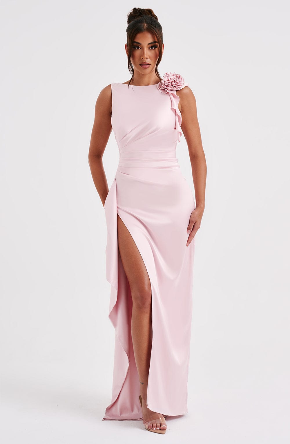 Rheavieve Maxi Dress in Blush by Clandour, product photo 7