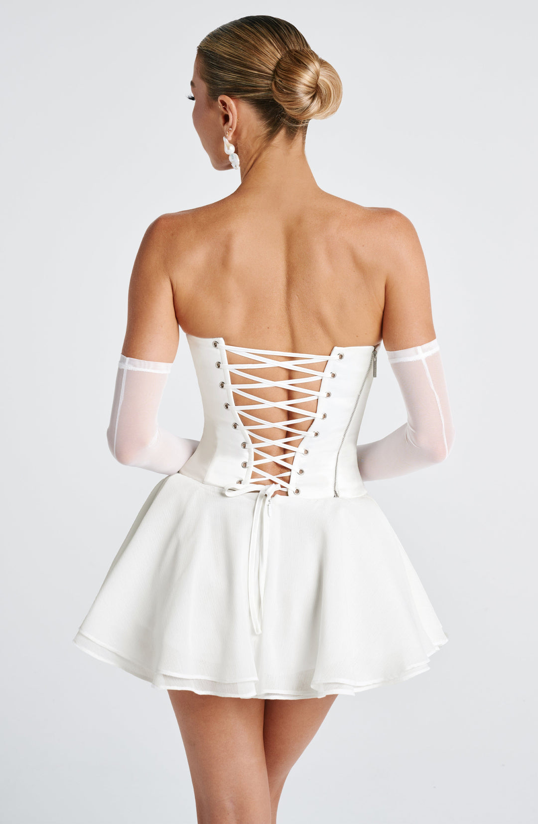 Seraelia Skort in Ivory by Clandour, product photo 6