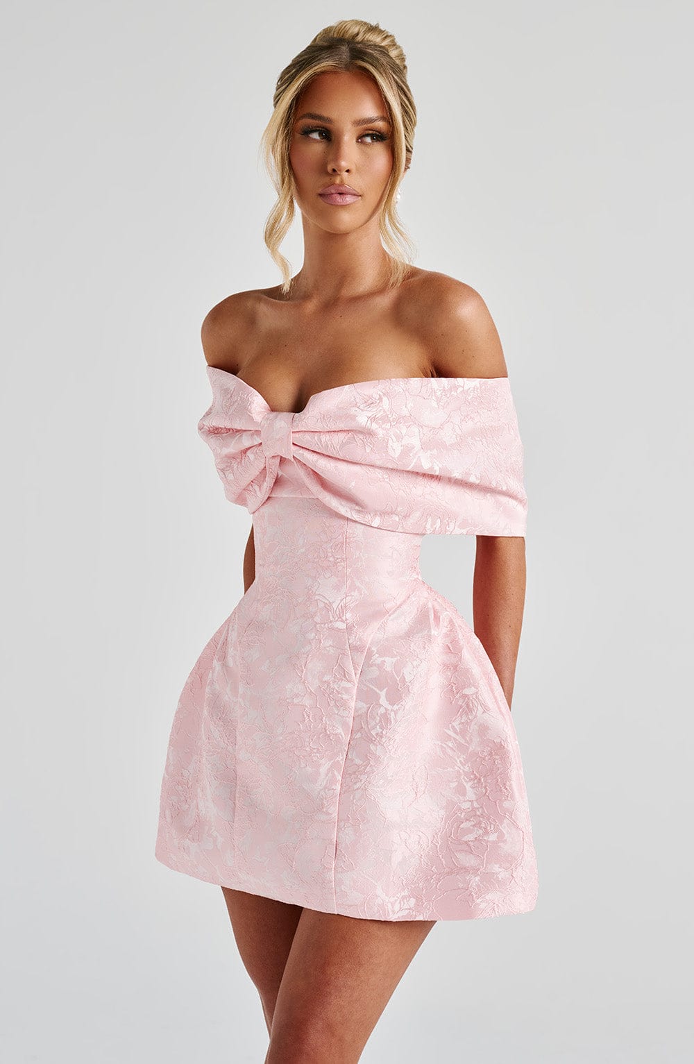Seraessa Mini Dress in Blush by Clandour, product photo 6