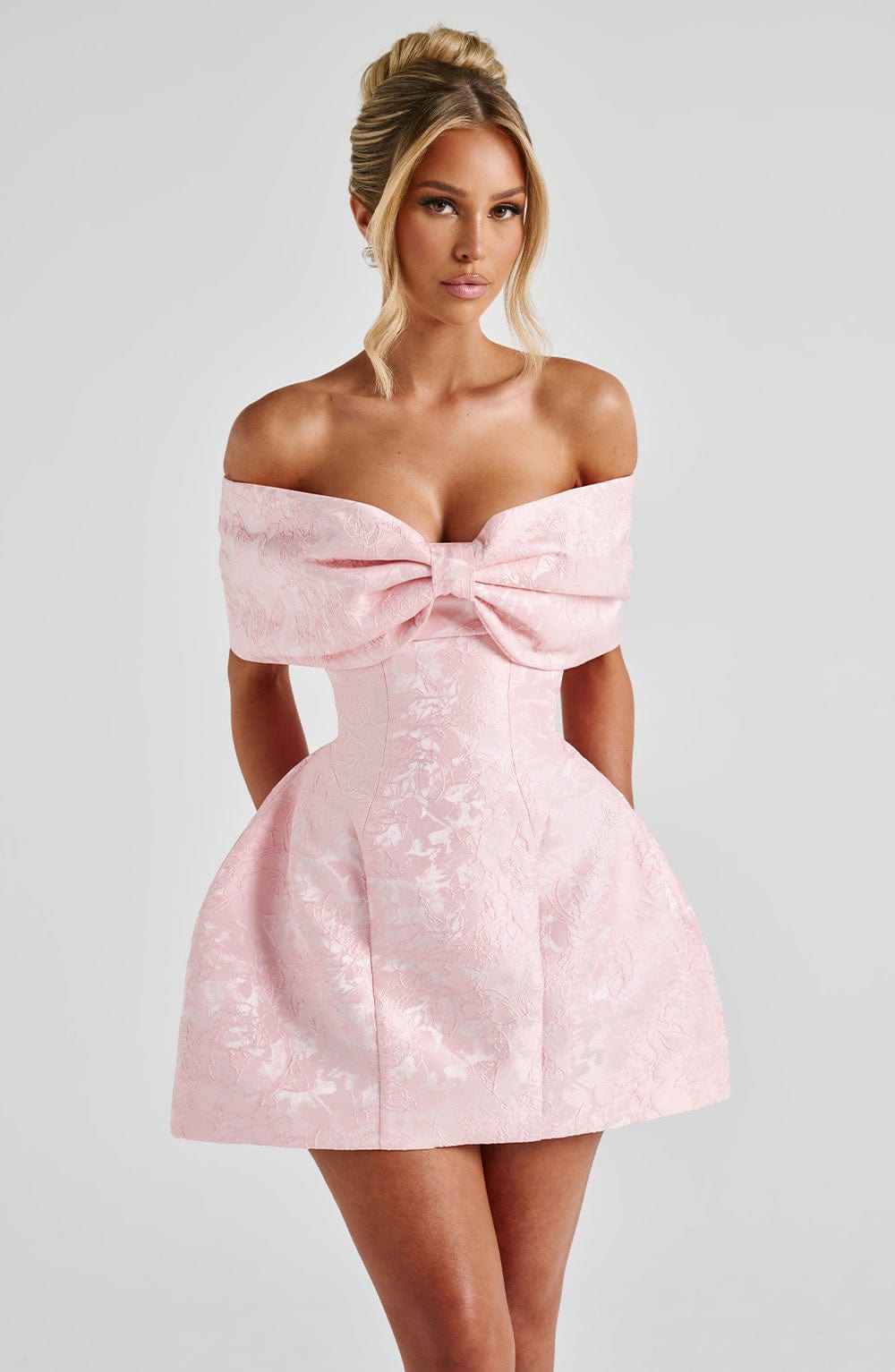 Seraessa Mini Dress in Blush by Clandour, product photo 7