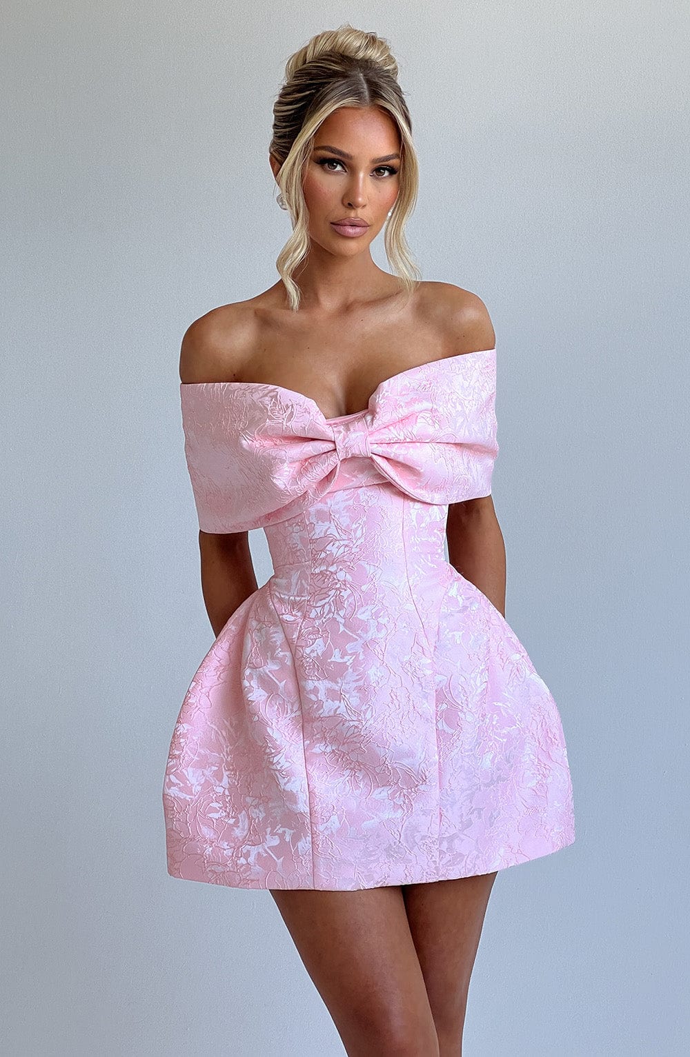 Seraessa Mini Dress in Blush by Clandour, product photo 8