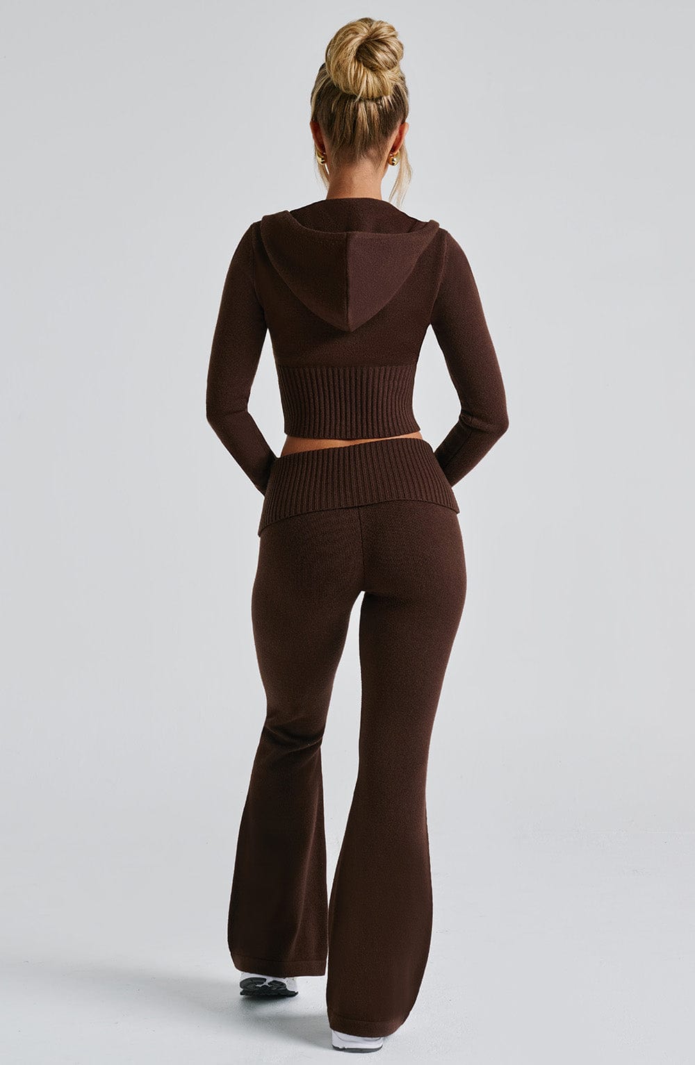 Seraette Knit Pants in Chocolate by Clandour, product photo 3