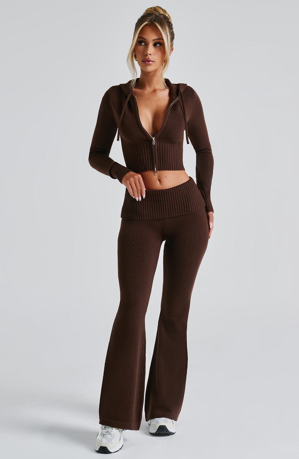 Seraette Knit Pants in Chocolate by Clandour, product photo 5