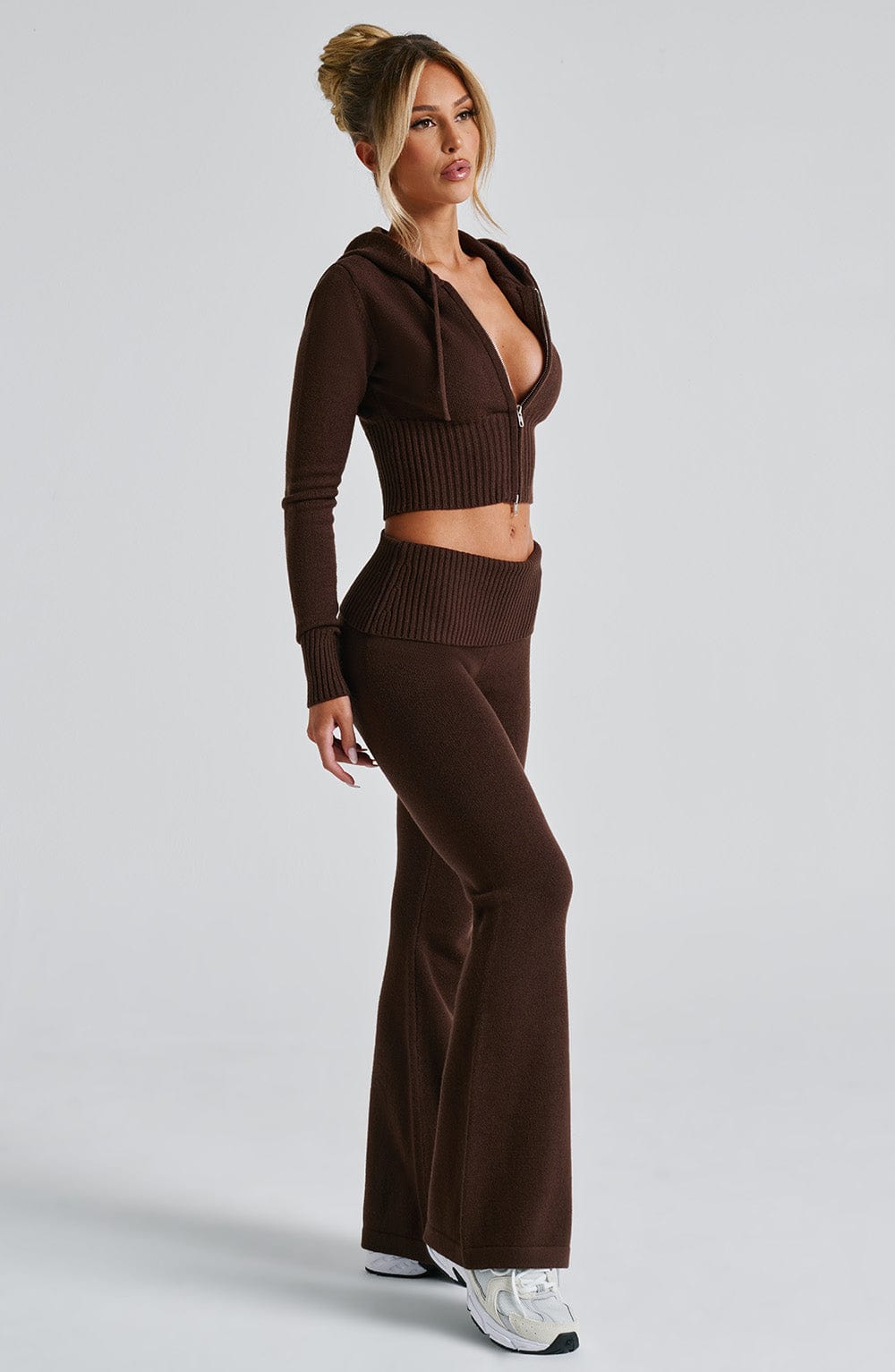 Seraette Knit Pants in Chocolate by Clandour, product photo 7