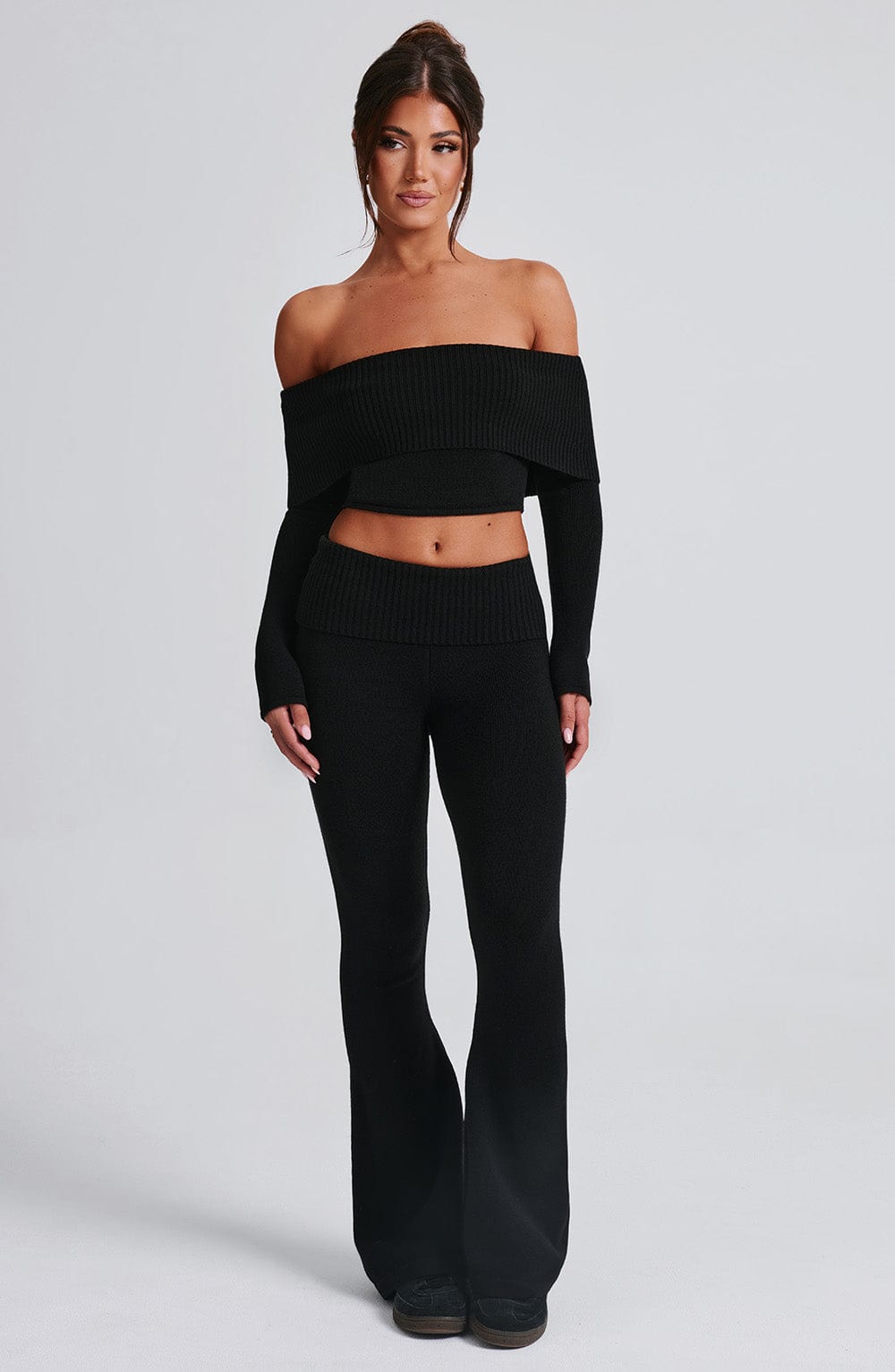 Seraette Knit Top in Black by Clandour, product photo 6