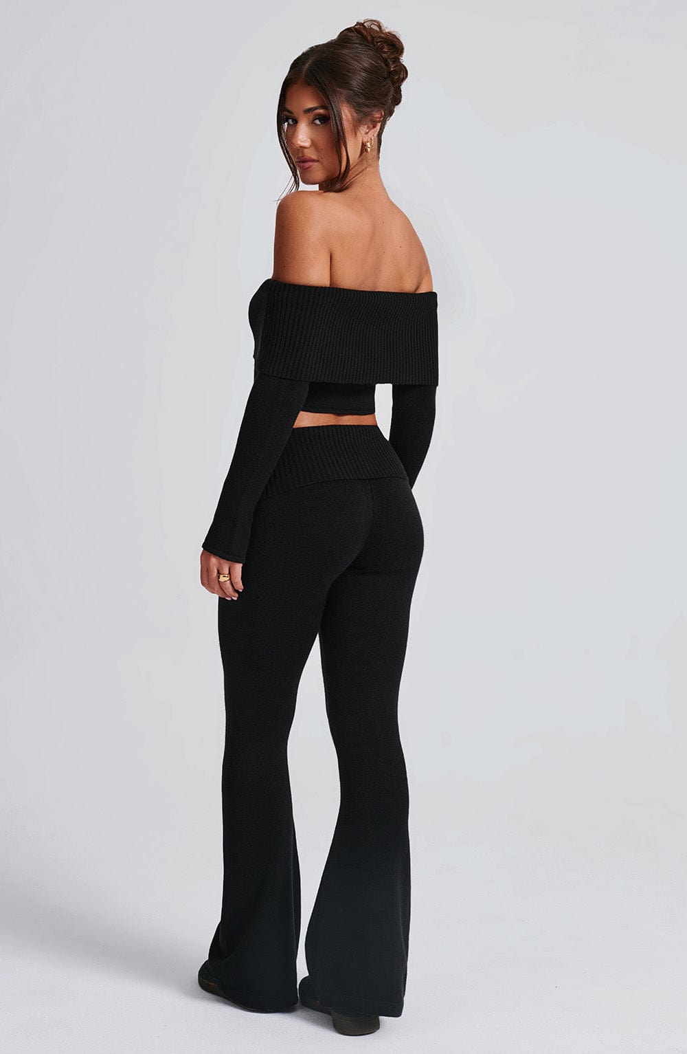 Seraette Knit Top in Black by Clandour, product photo 7