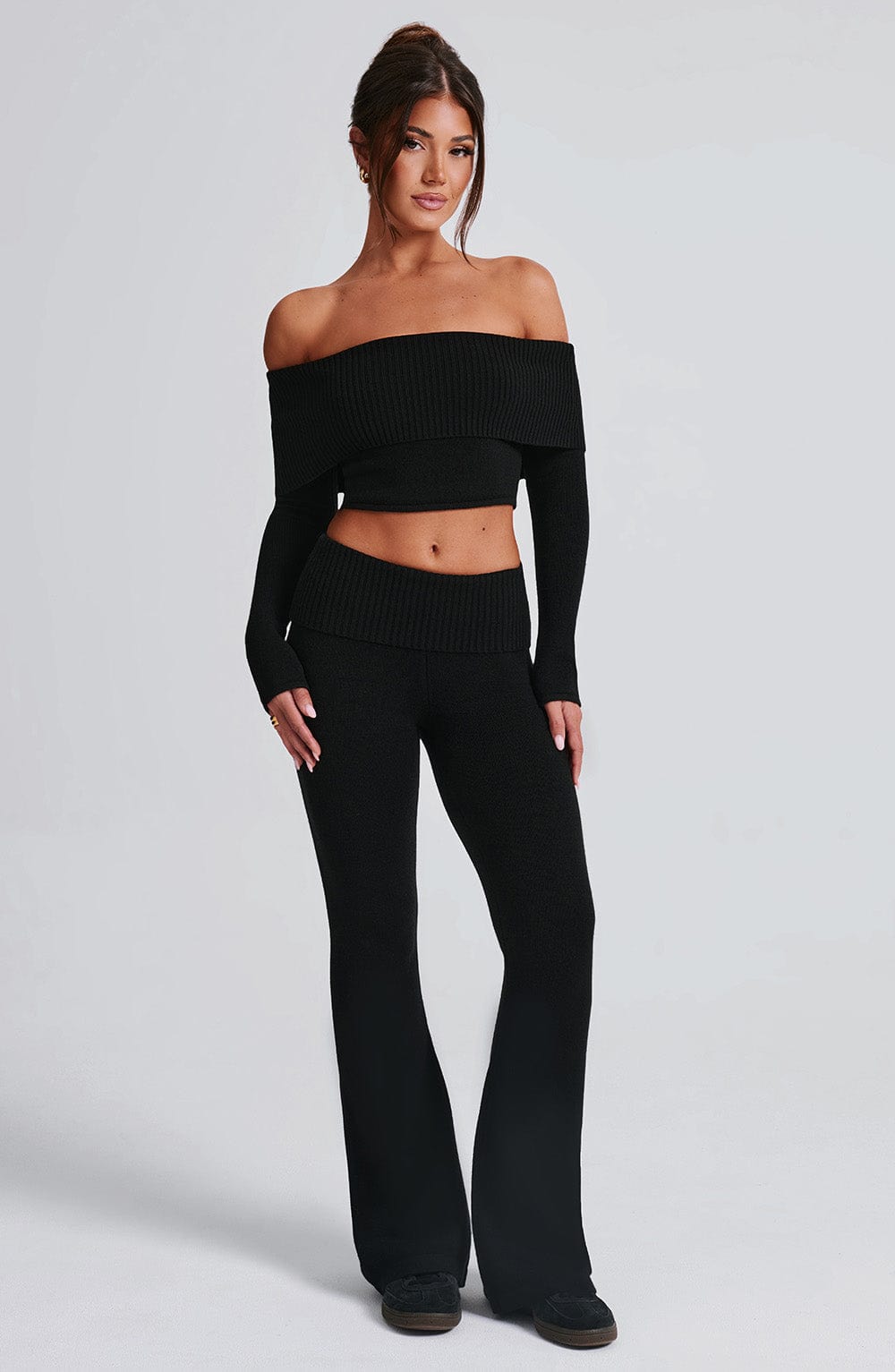 Seraette Knit Top in Black by Clandour, product photo 8