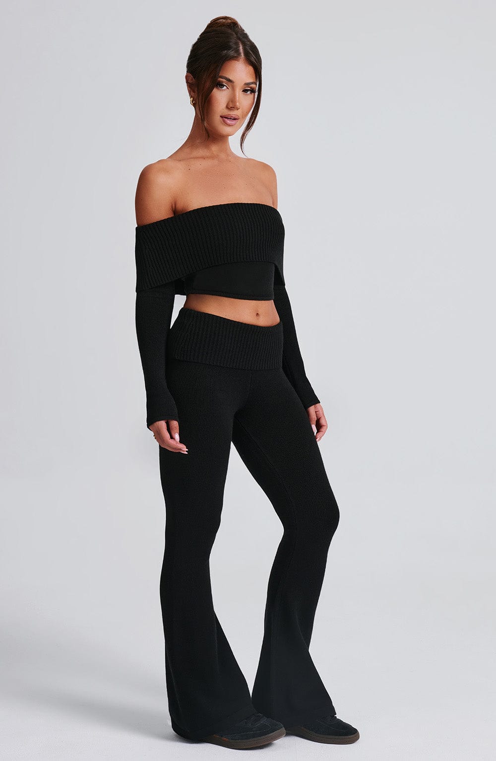 Seraette Knit Top in Black by Clandour, product photo 12