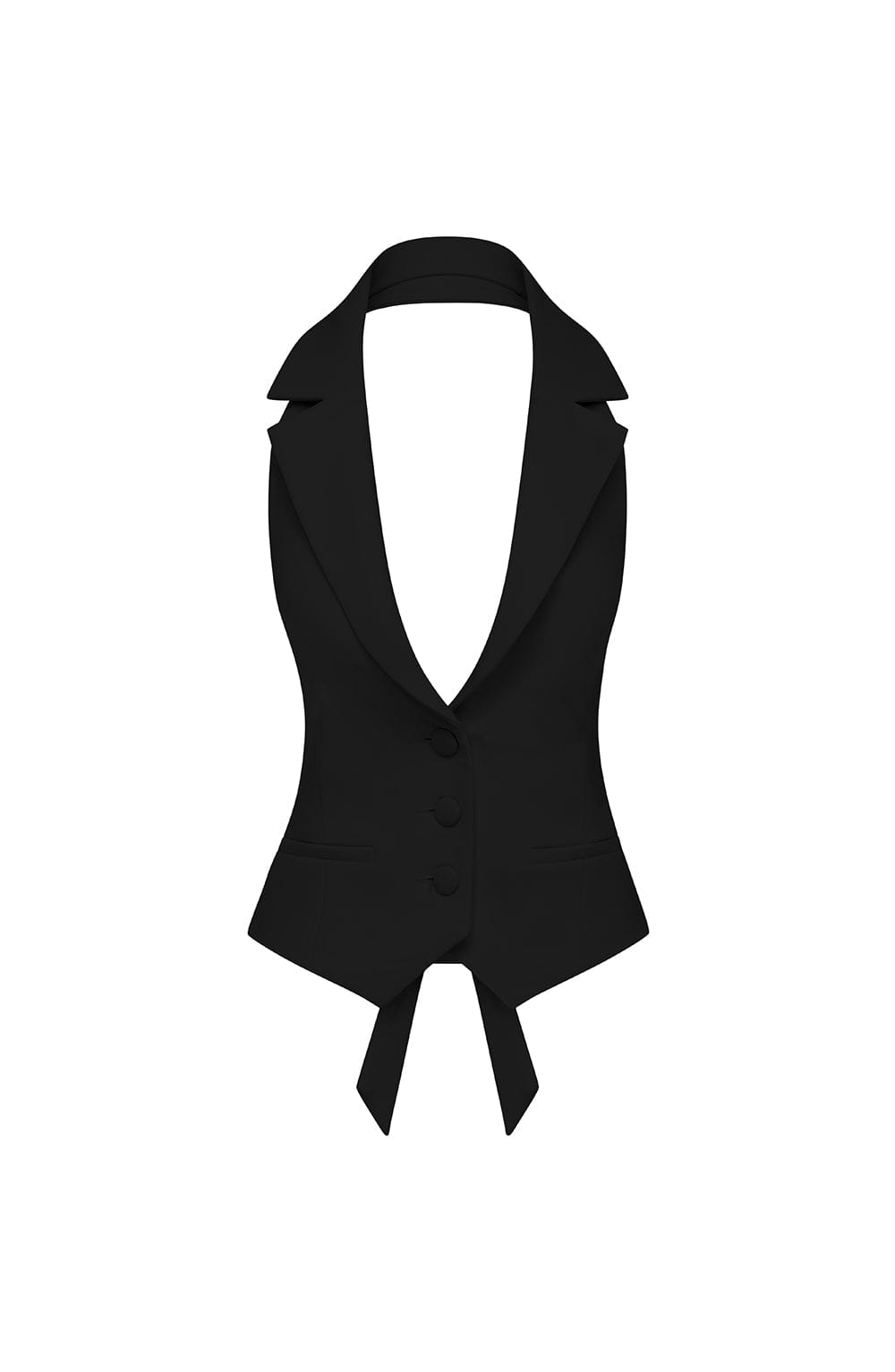 Seraine Top in Black by Clandour, product photo 8