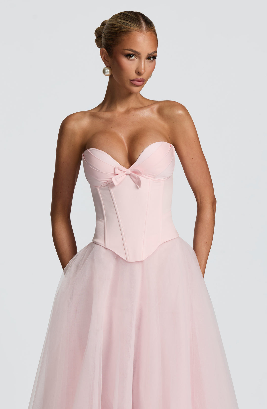 Seraise Corset in Blush by Clandour, product photo 1
