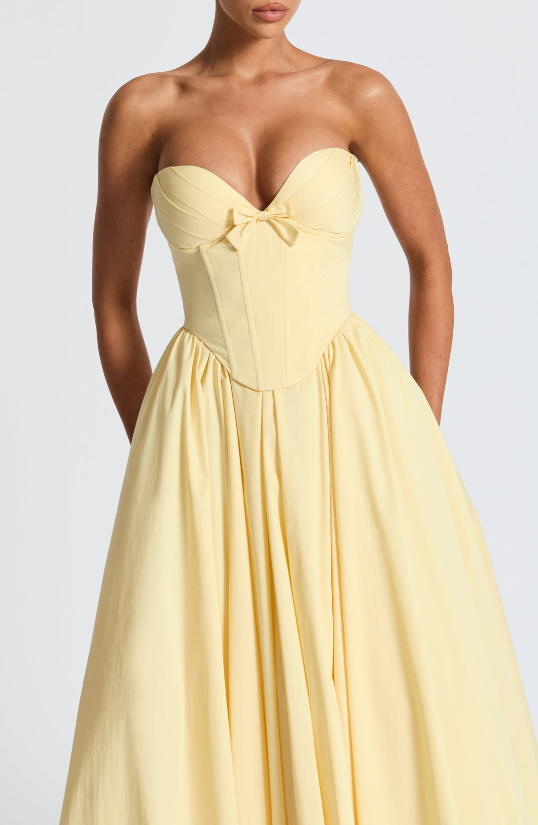 Seraise Midi Dress in Lemon by Clandour, product photo 7
