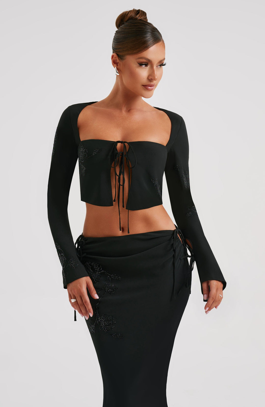 Seralise Top in Black by Clandour, product photo 1