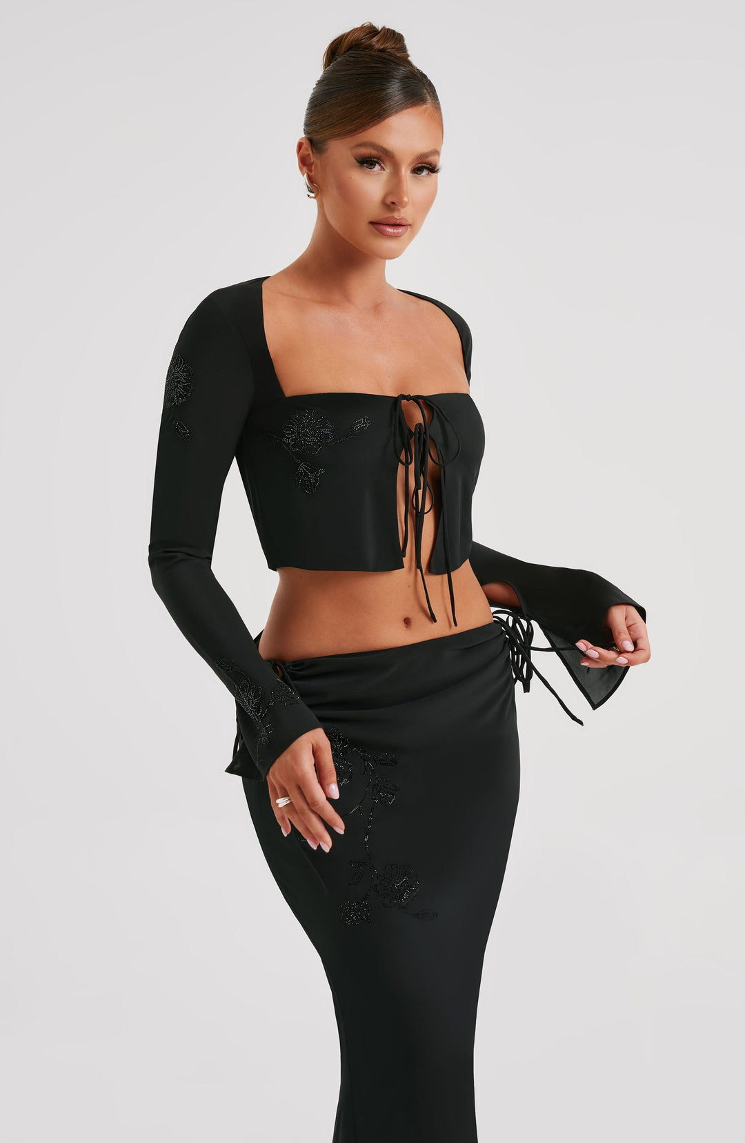 Seralise Top in Black by Clandour, product photo 3