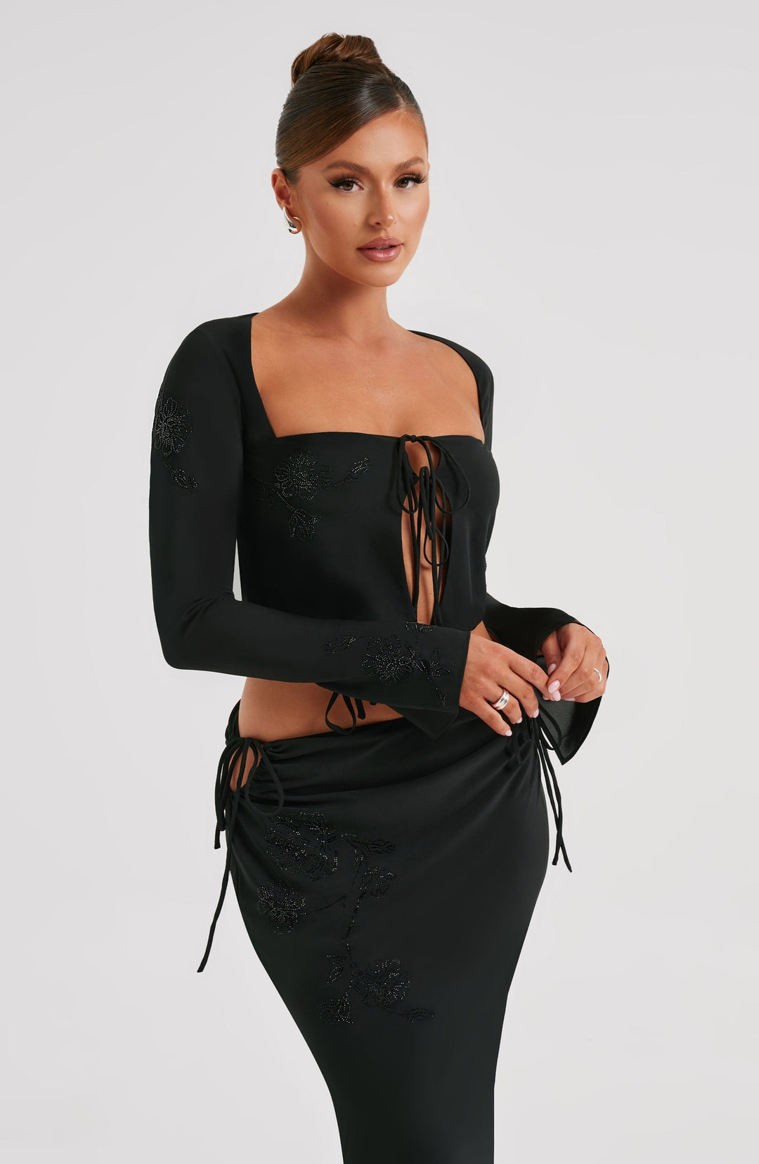 Seralise Top in Black by Clandour, product photo 8