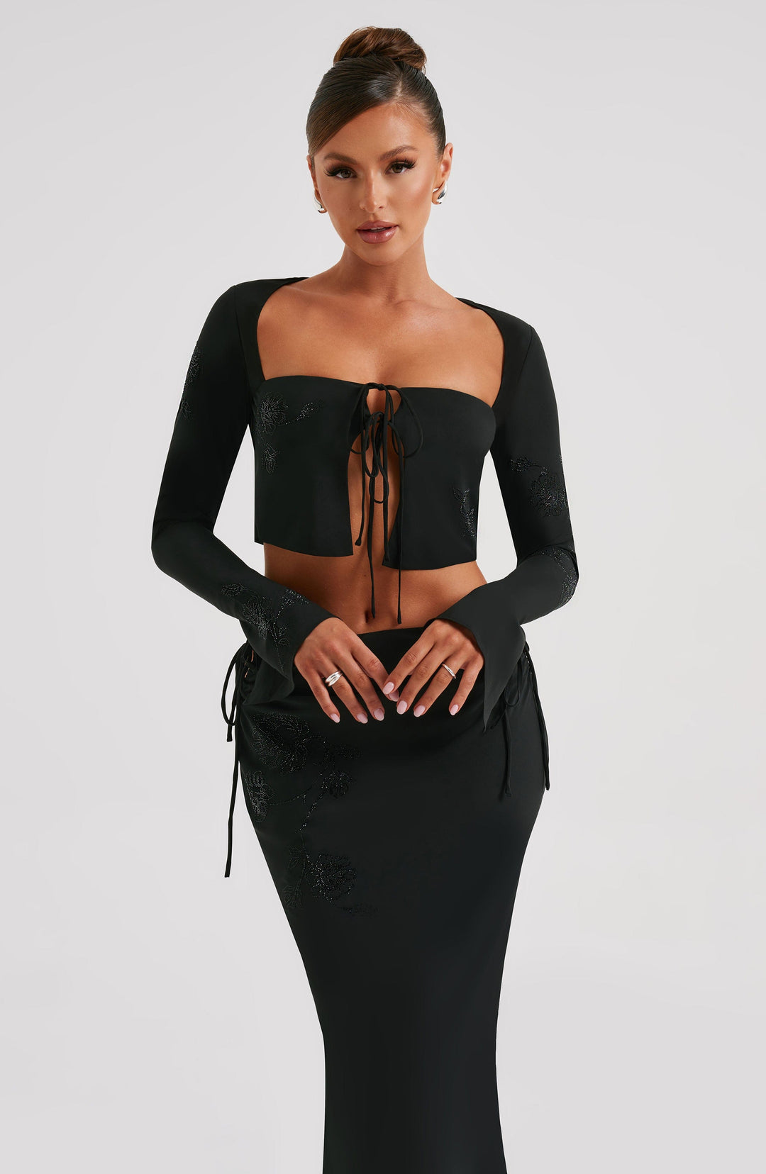 Seralise Top in Black by Clandour, product photo 9