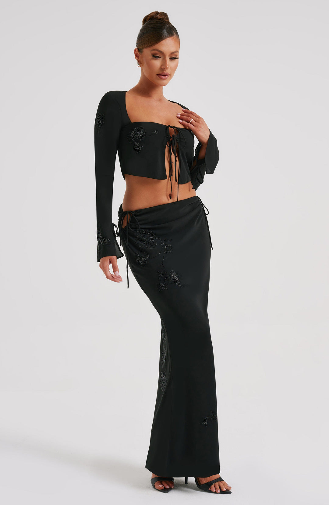 Seralise Top in Black by Clandour, product photo 12