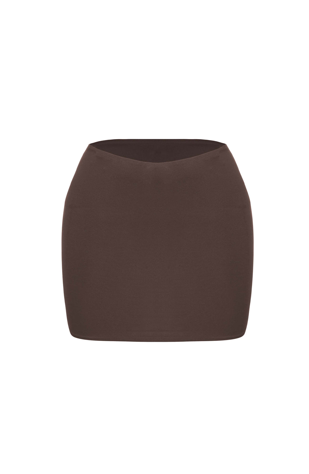 Seramira Mini Skirt in Chocolate by Clandour, product photo 5