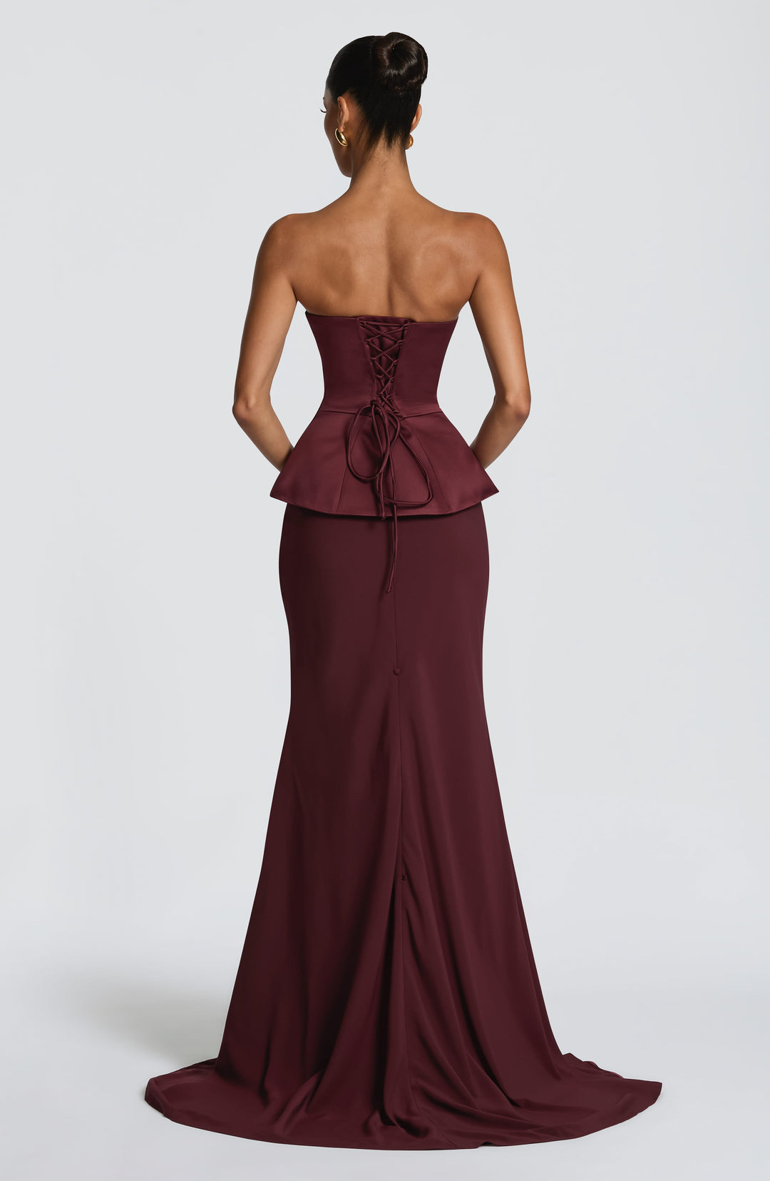 Seraoria Corset in Cherry Lacquer by Clandour, product photo 3