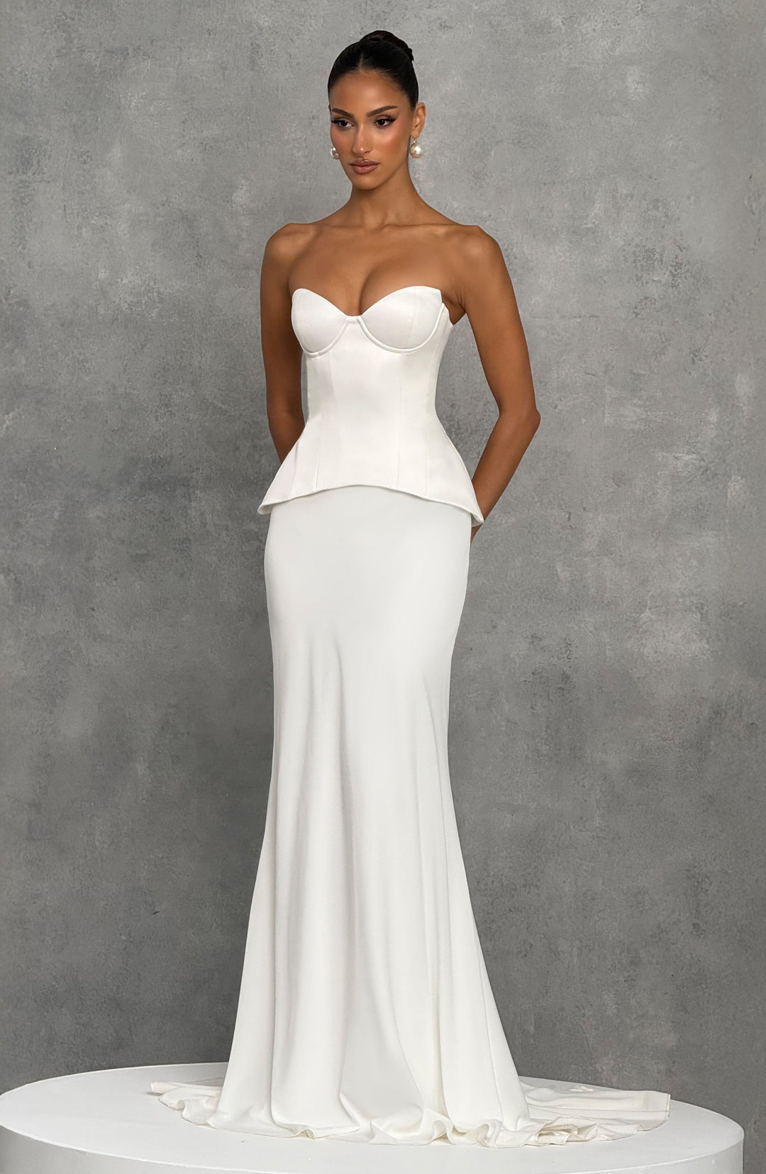 Seraoria Corset in Ivory by Clandour, product photo 4