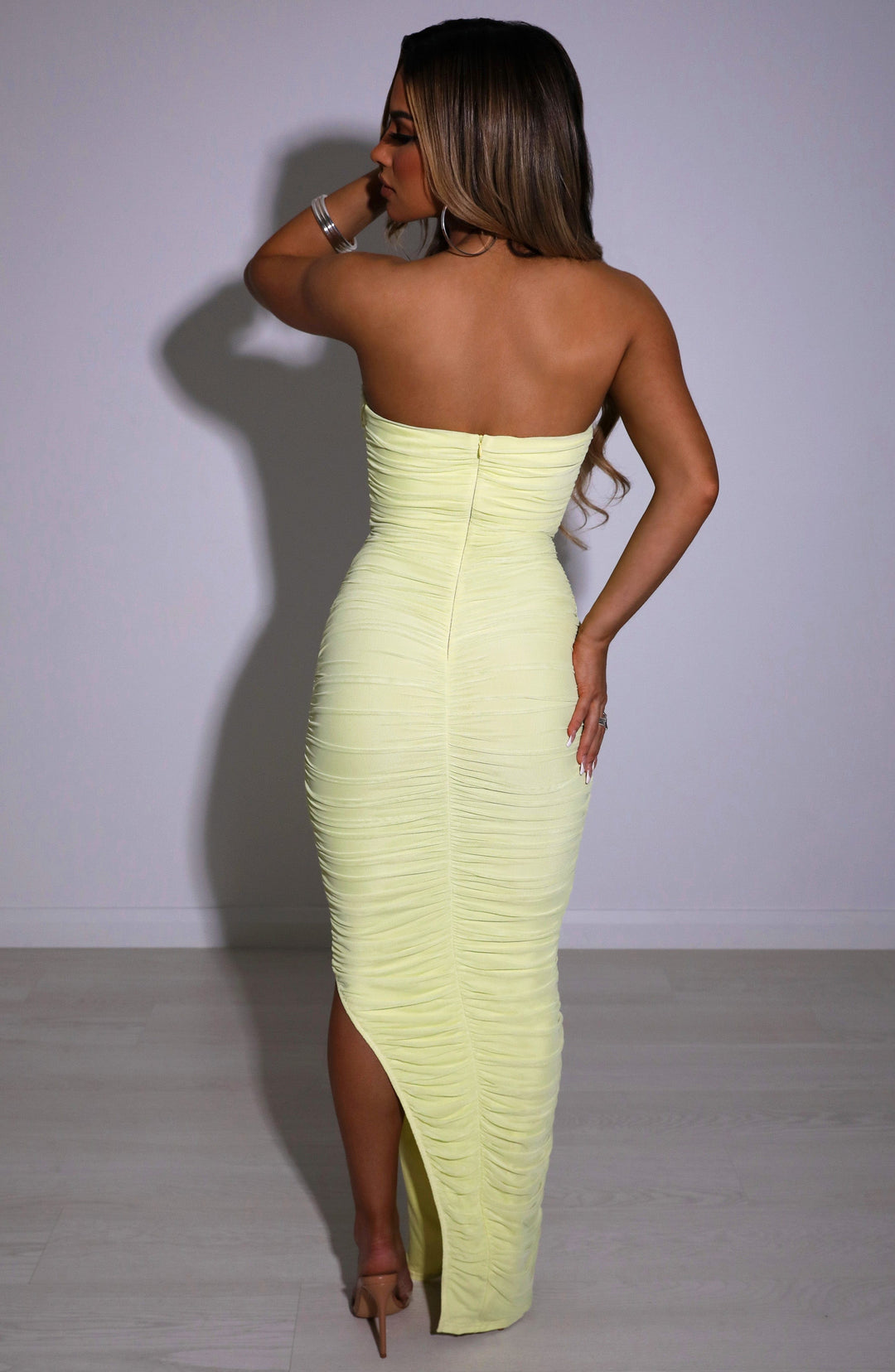 Seraphine Maxi Dress in Lime by Clandour, product photo 4