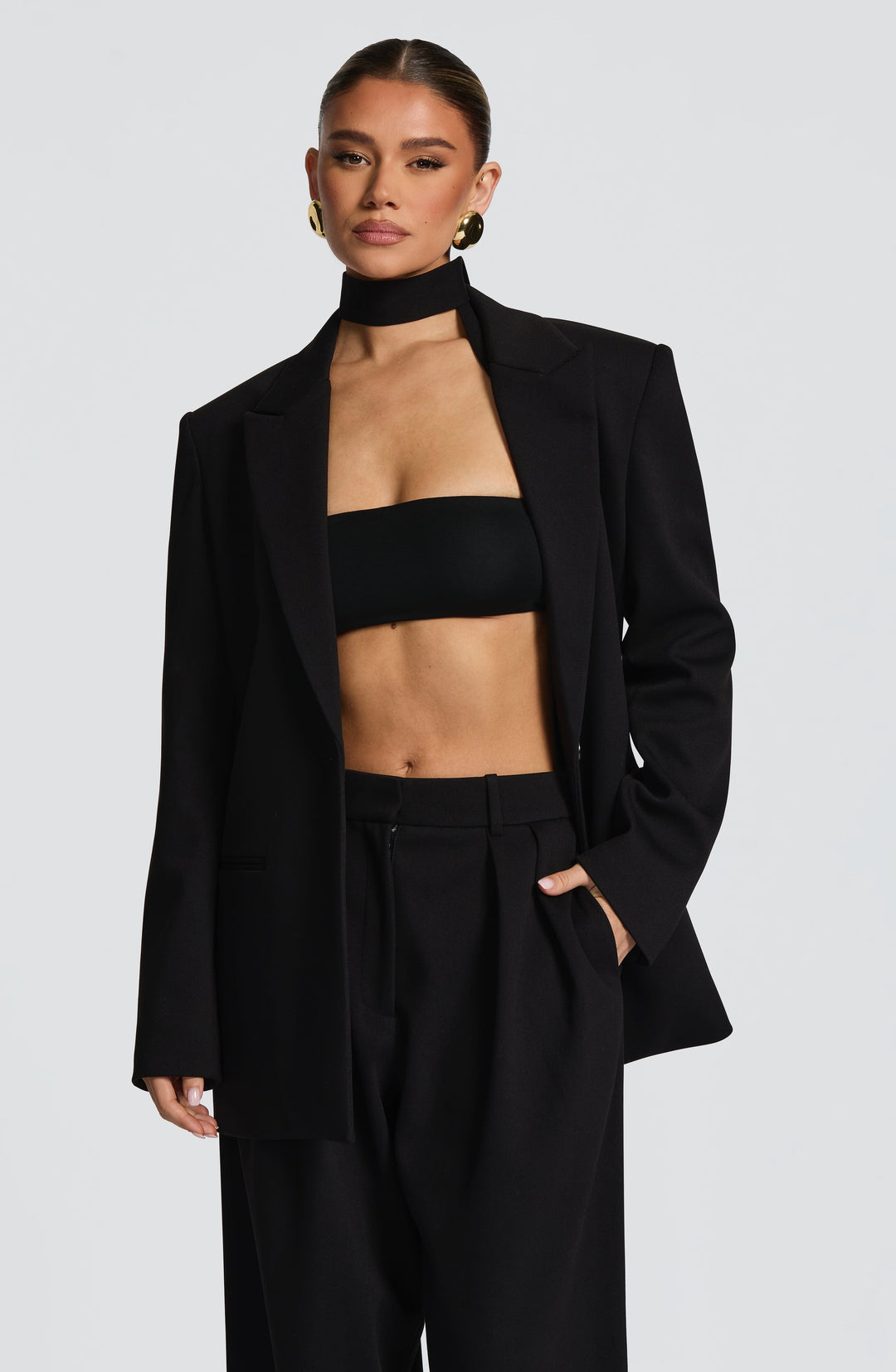 Serara Blazer in Black by Clandour, product photo 8