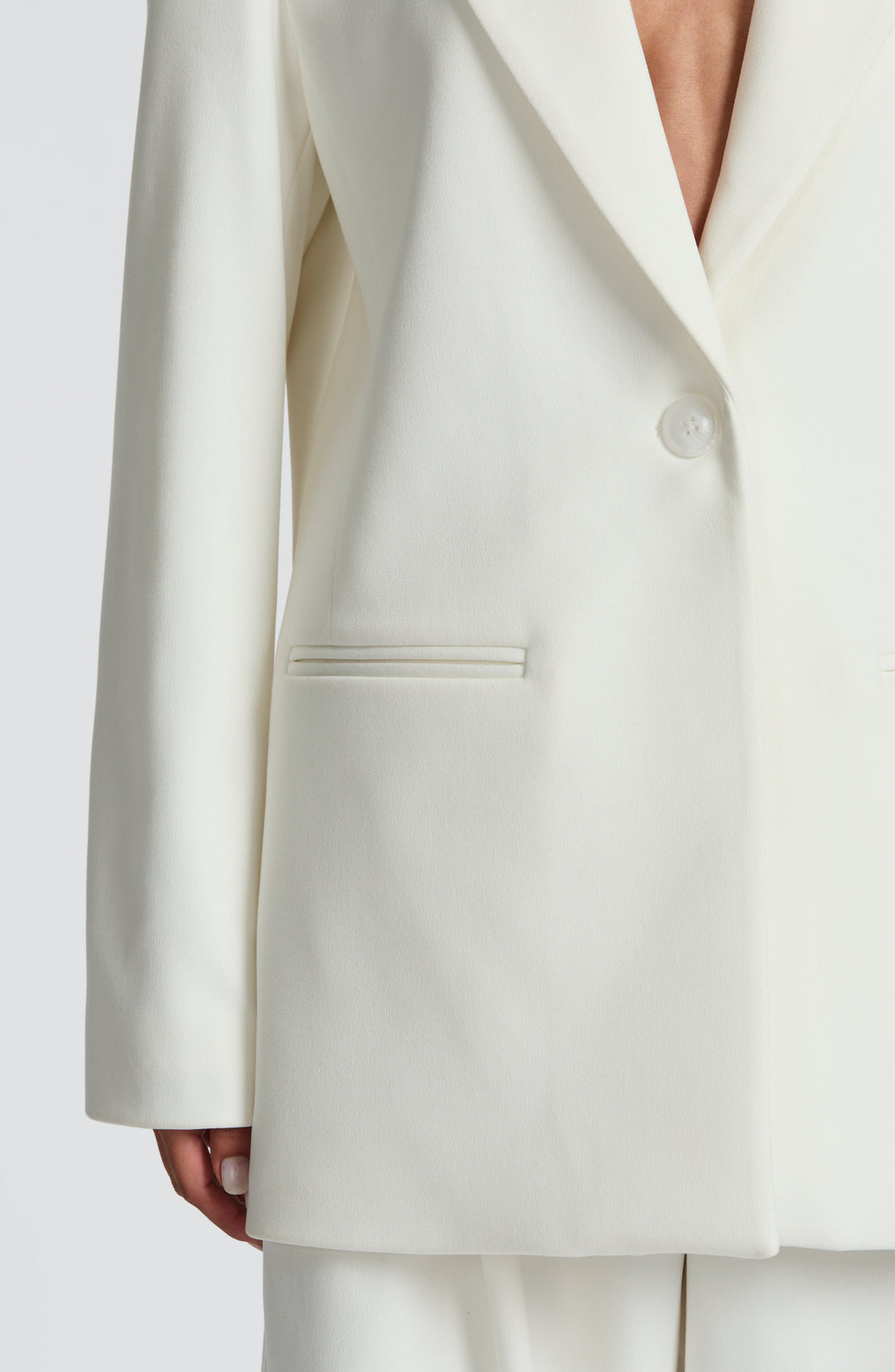 Serara Blazer in Ivory by Clandour, product photo 7
