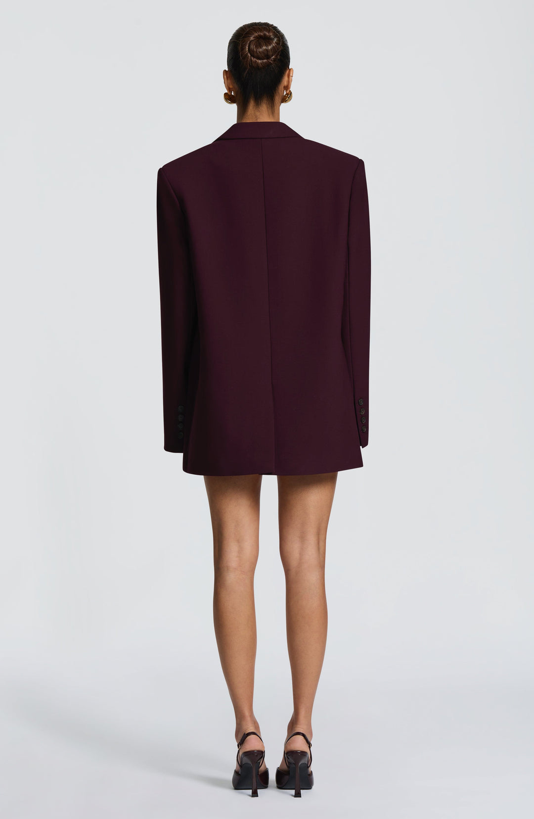 Serara Blazer in Plum by Clandour, product photo 5