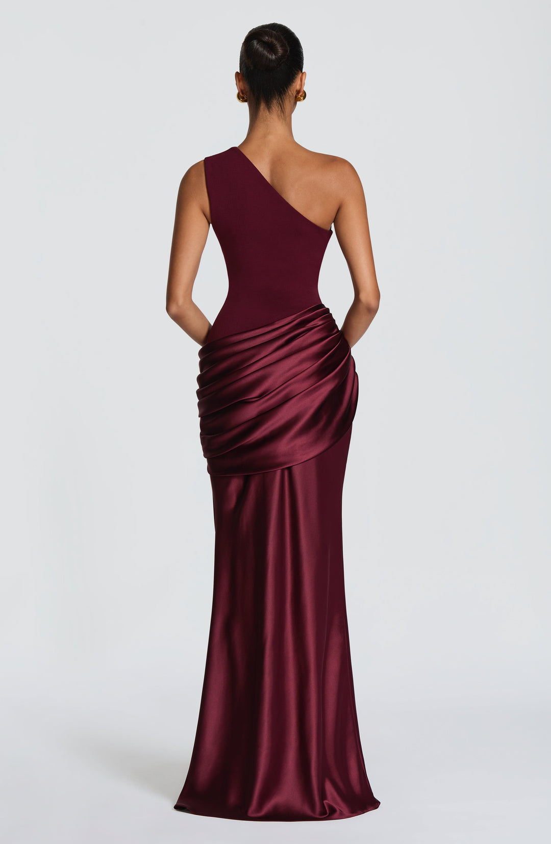 Taliaessa Maxi Dress in Cherry Lacquer by Clandour, product photo 2