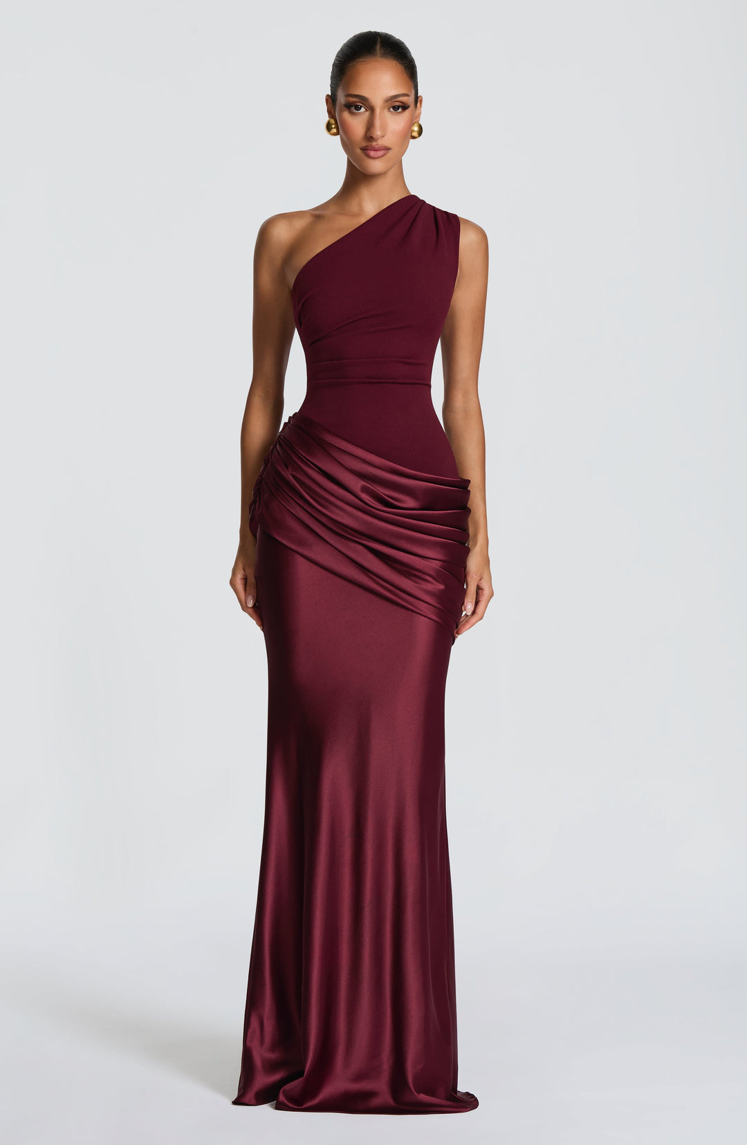 Taliaessa Maxi Dress in Cherry Lacquer by Clandour, product photo 6