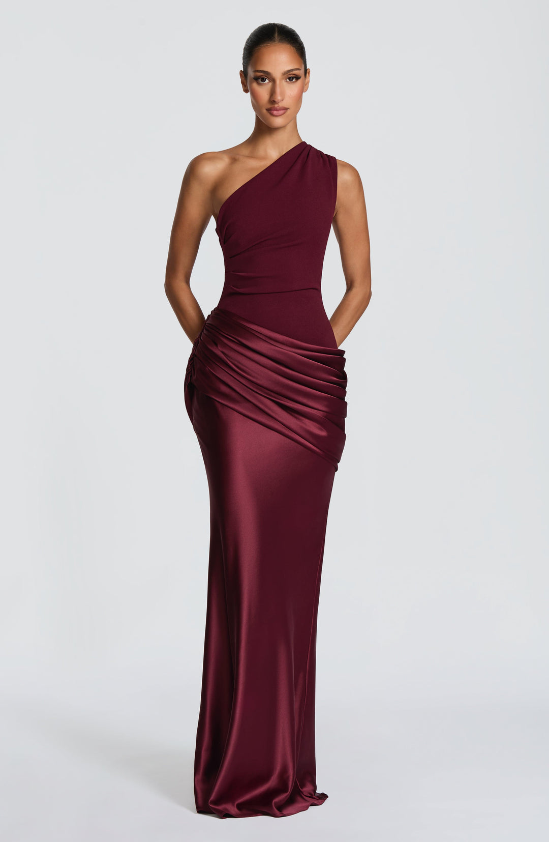Taliaessa Maxi Dress in Cherry Lacquer by Clandour, product photo 8