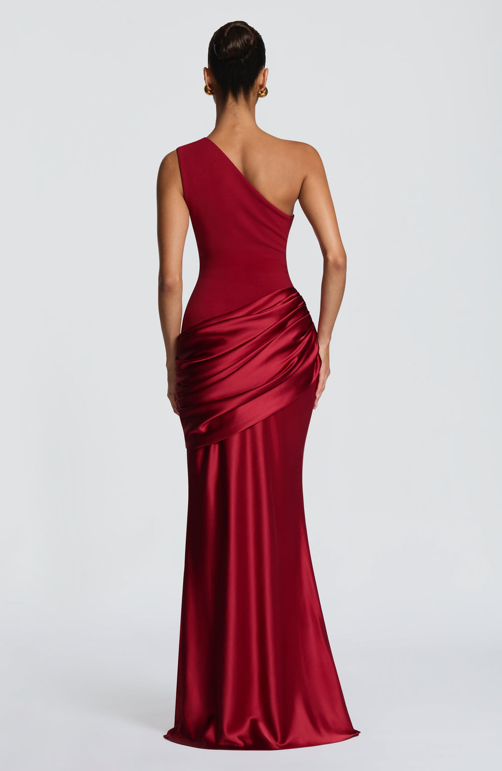 Taliaessa Maxi Dress in Deep Red by Clandour, product photo 2