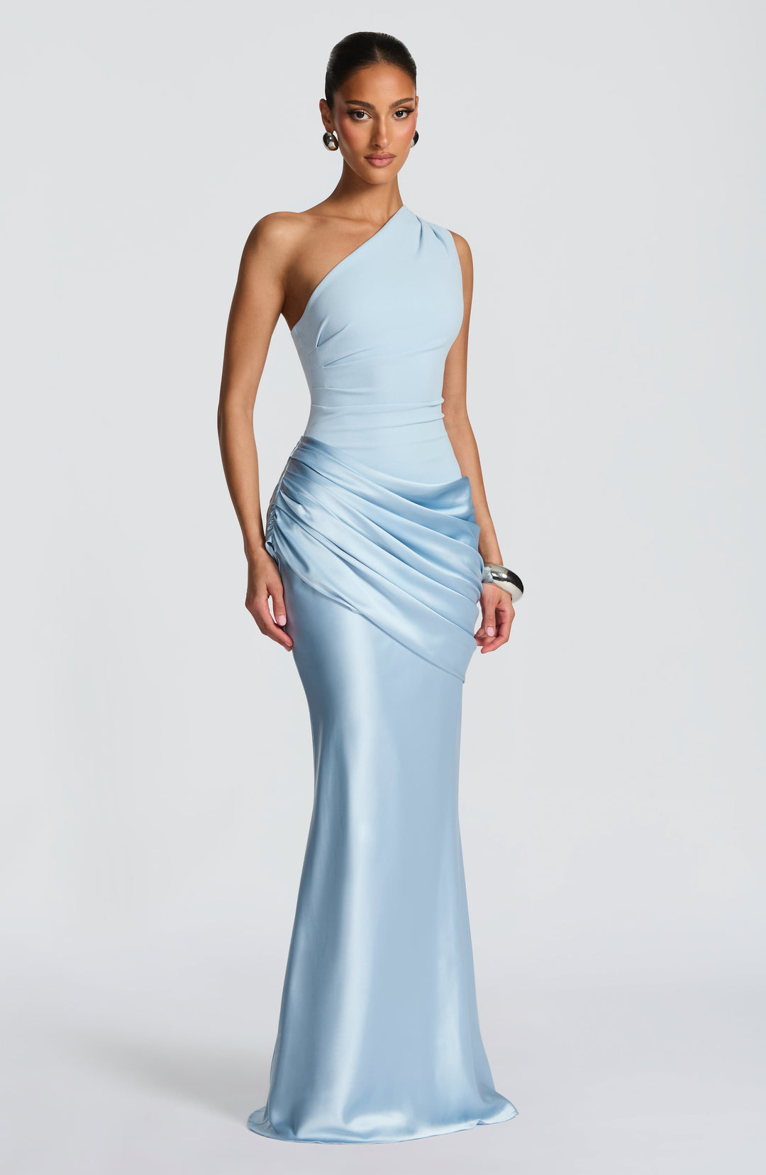 Taliaessa Maxi Dress in Glacier Blue by Clandour, product photo 2