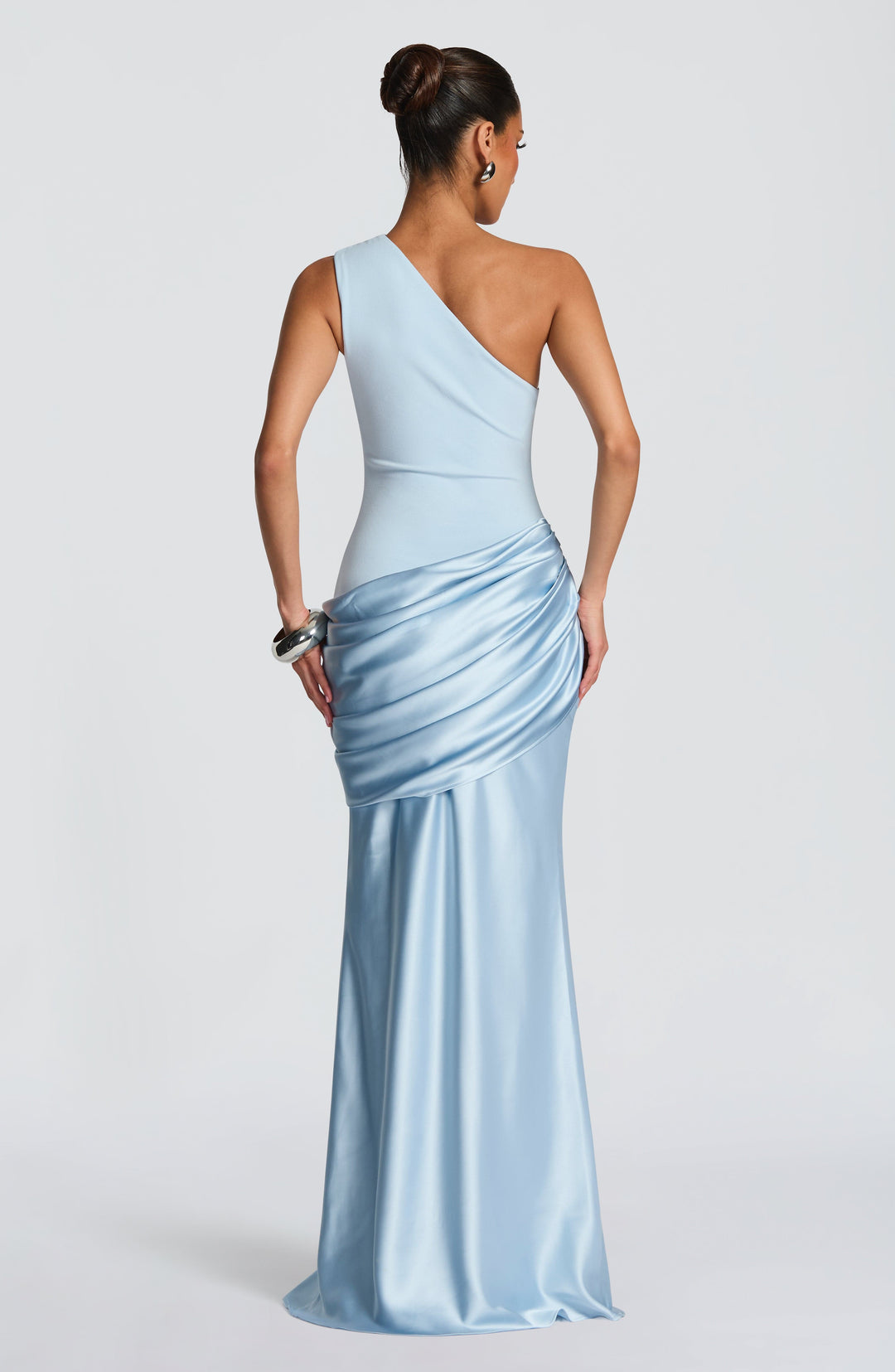 Taliaessa Maxi Dress in Glacier Blue by Clandour, product photo 3