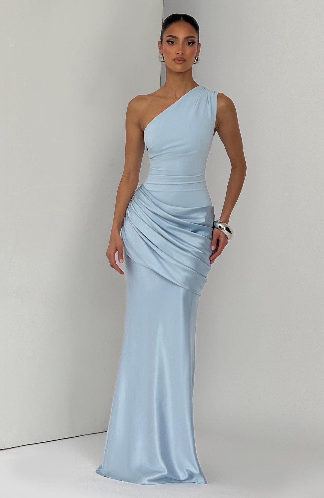 Taliaessa Maxi Dress in Glacier Blue by Clandour, product photo 4