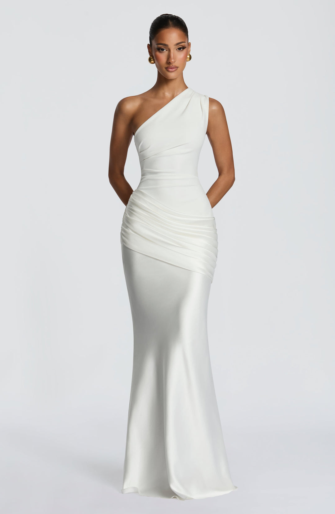 Taliaessa Maxi Dress in Ivory by Clandour, product photo 4