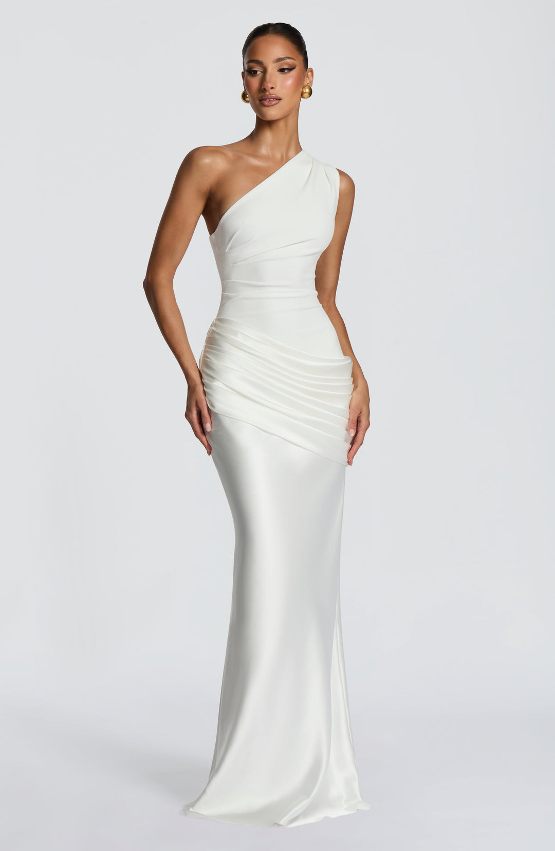Taliaessa Maxi Dress in Ivory by Clandour, product photo 5