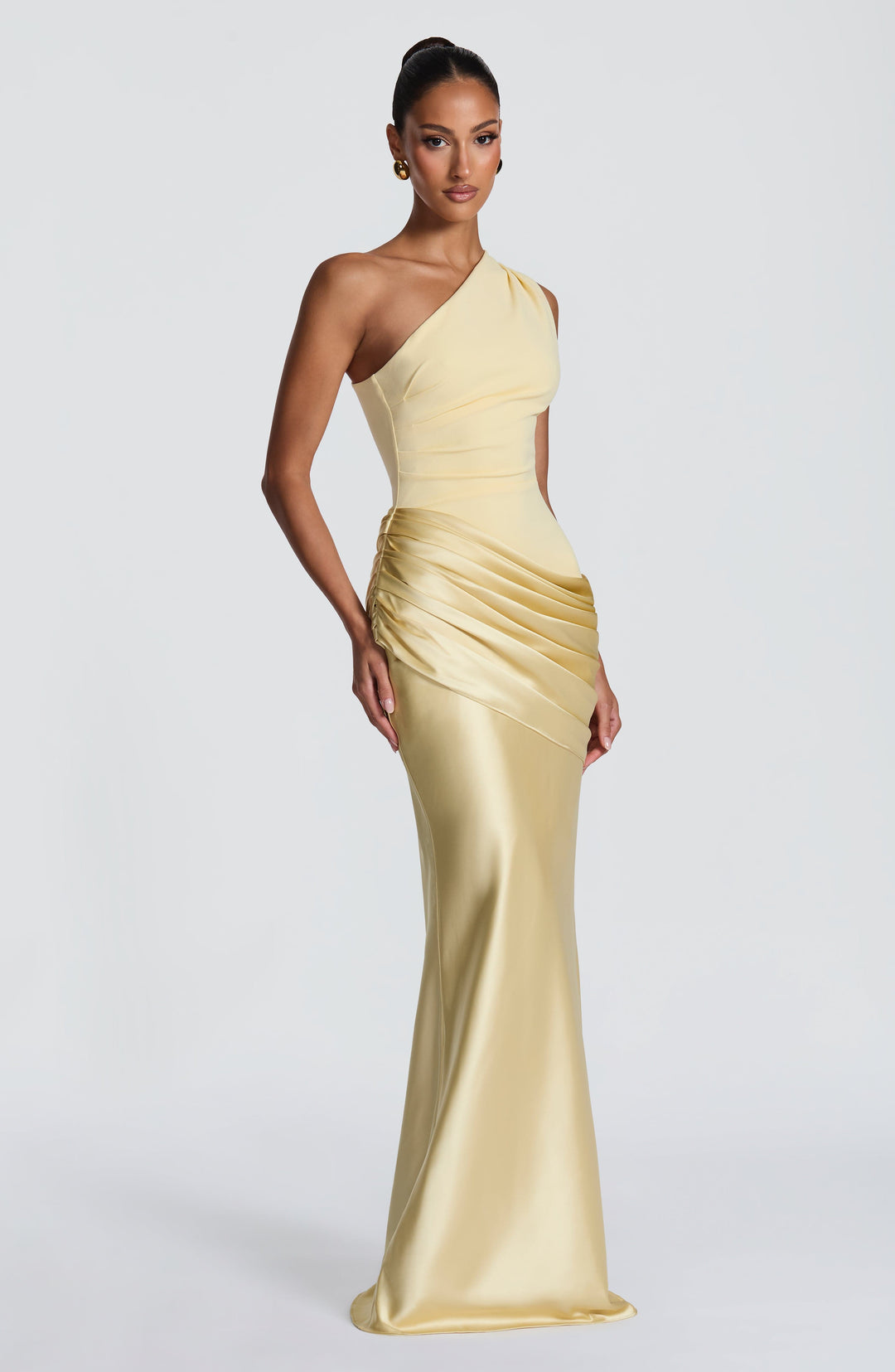 Taliaessa Maxi Dress in Lemon by Clandour, product photo 3