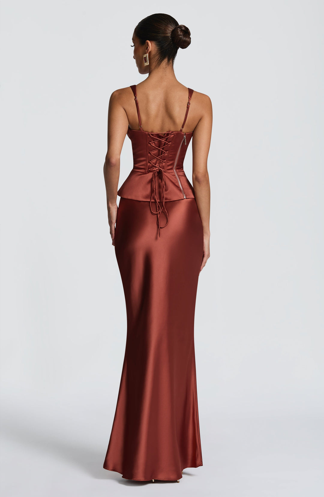 Taliaette Corset in Rust by Clandour, product photo 3