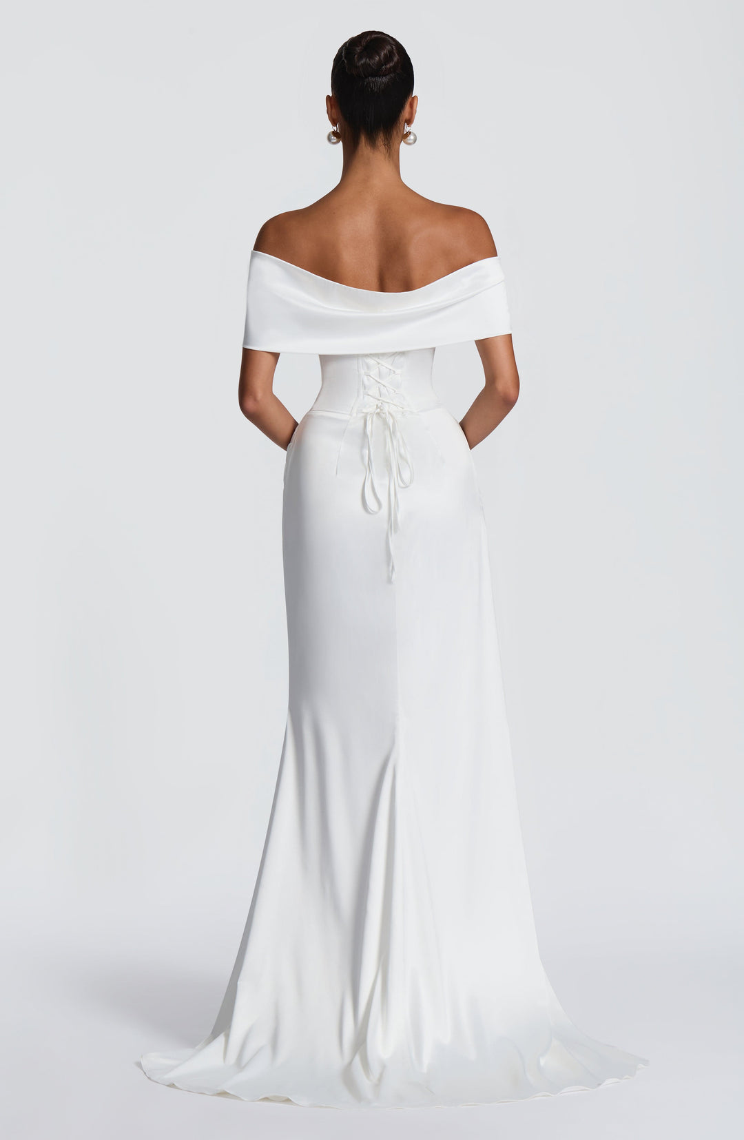 Taliaine Gown in Ivory by Clandour, product photo 5