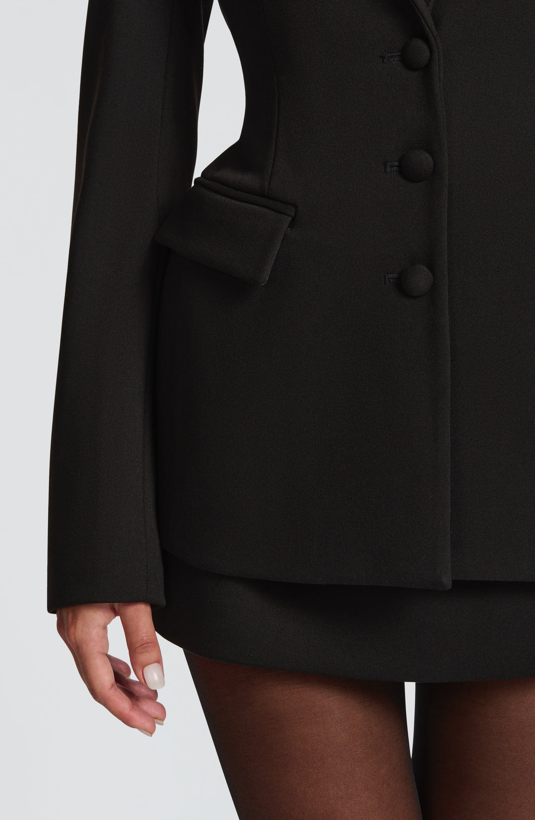 Talianna Blazer in Black by Clandour, product photo 4