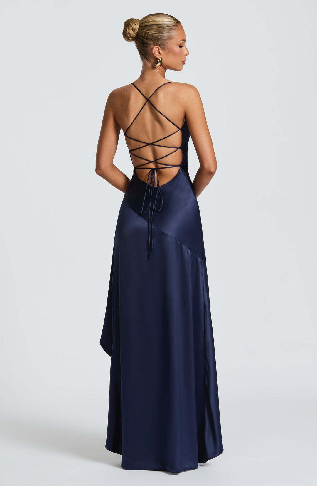 Talianora Maxi Dress in Navy by Clandour, product photo 4