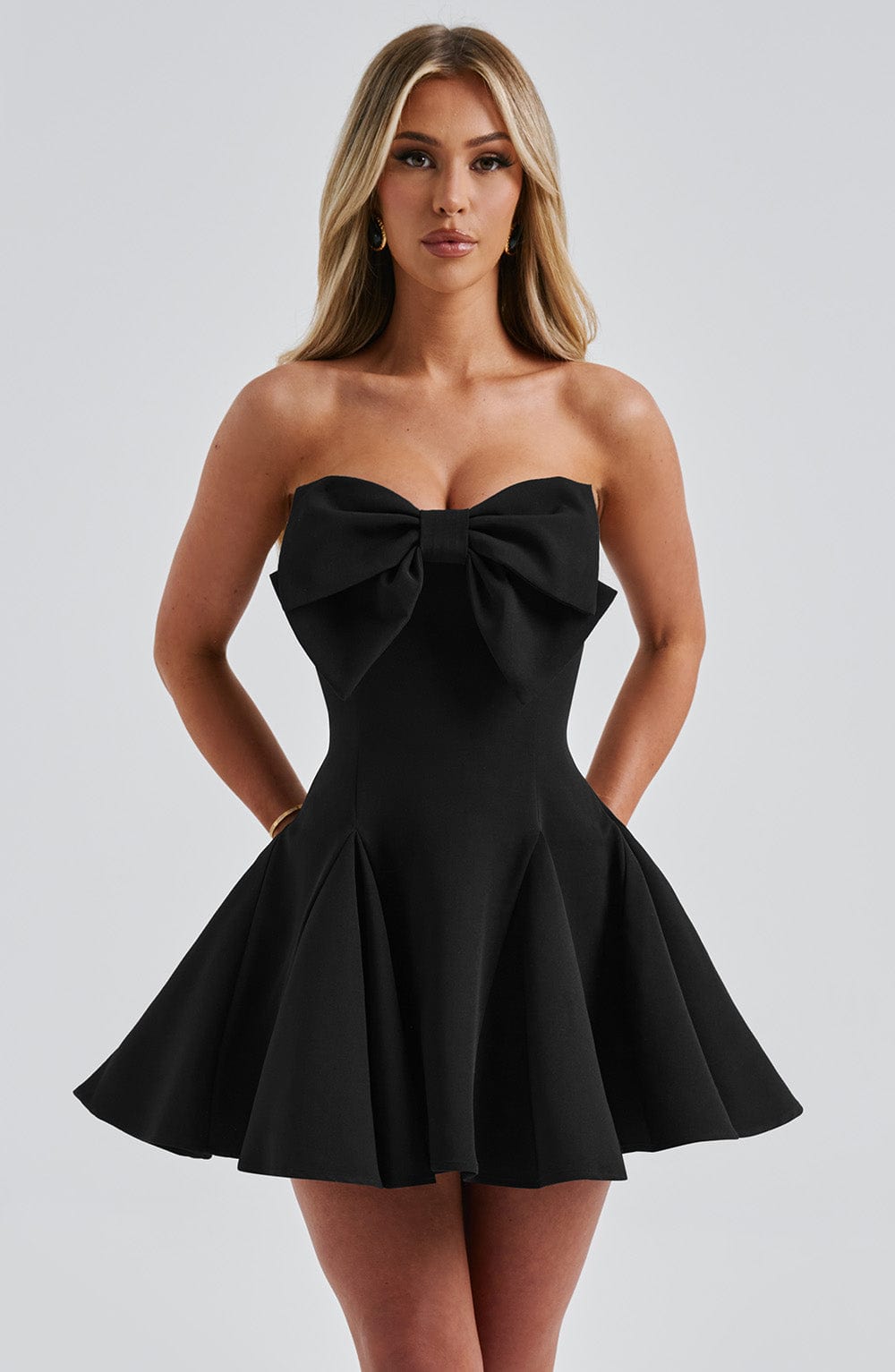 Taliaola Playsuit in Black by Clandour, product photo 2